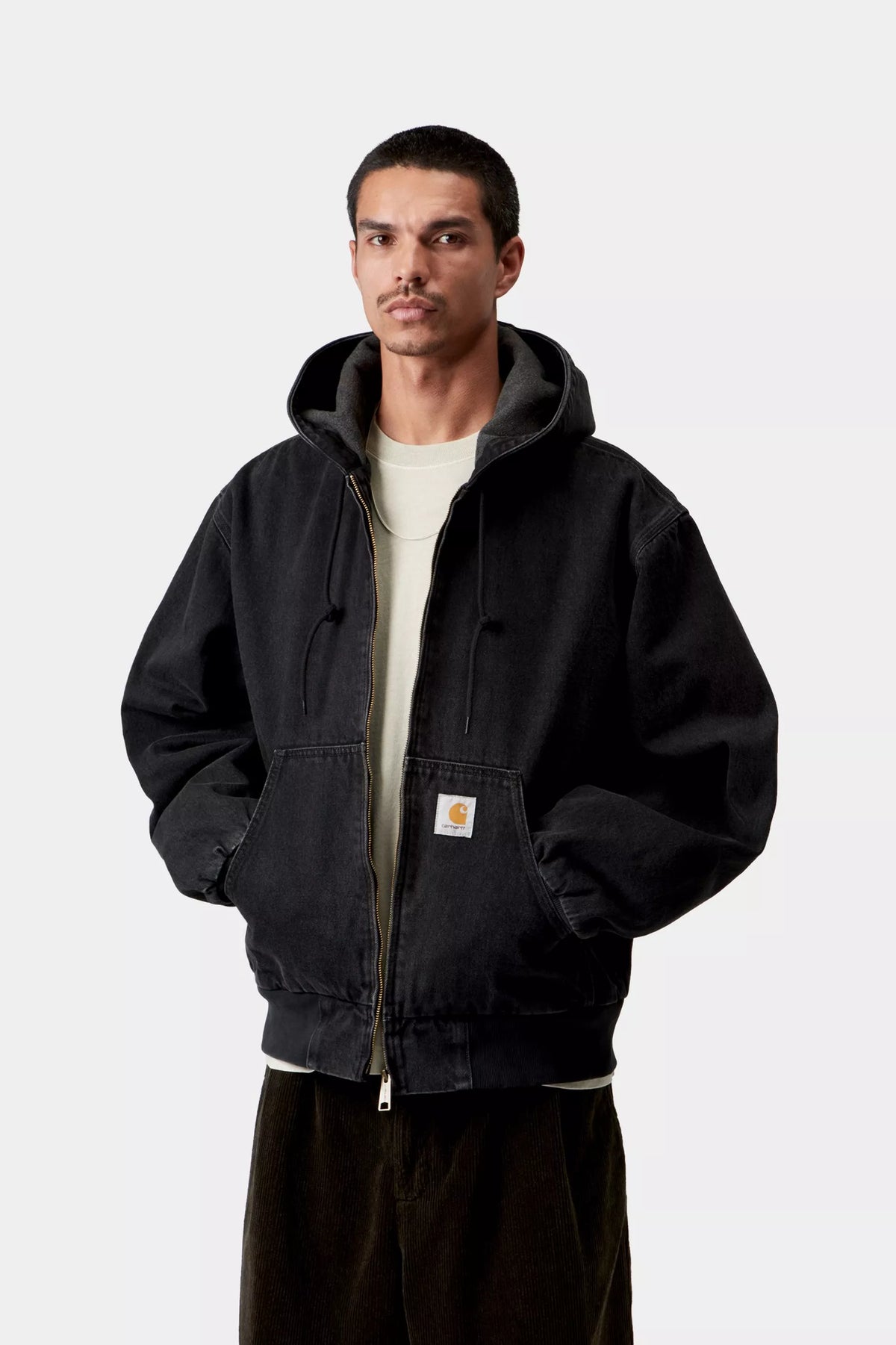 OG ACTIVE JACKET BLACK STONE WASHED