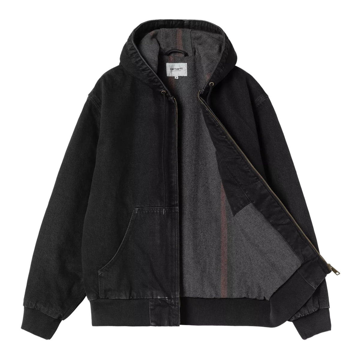 OG ACTIVE JACKET BLACK STONE WASHED
