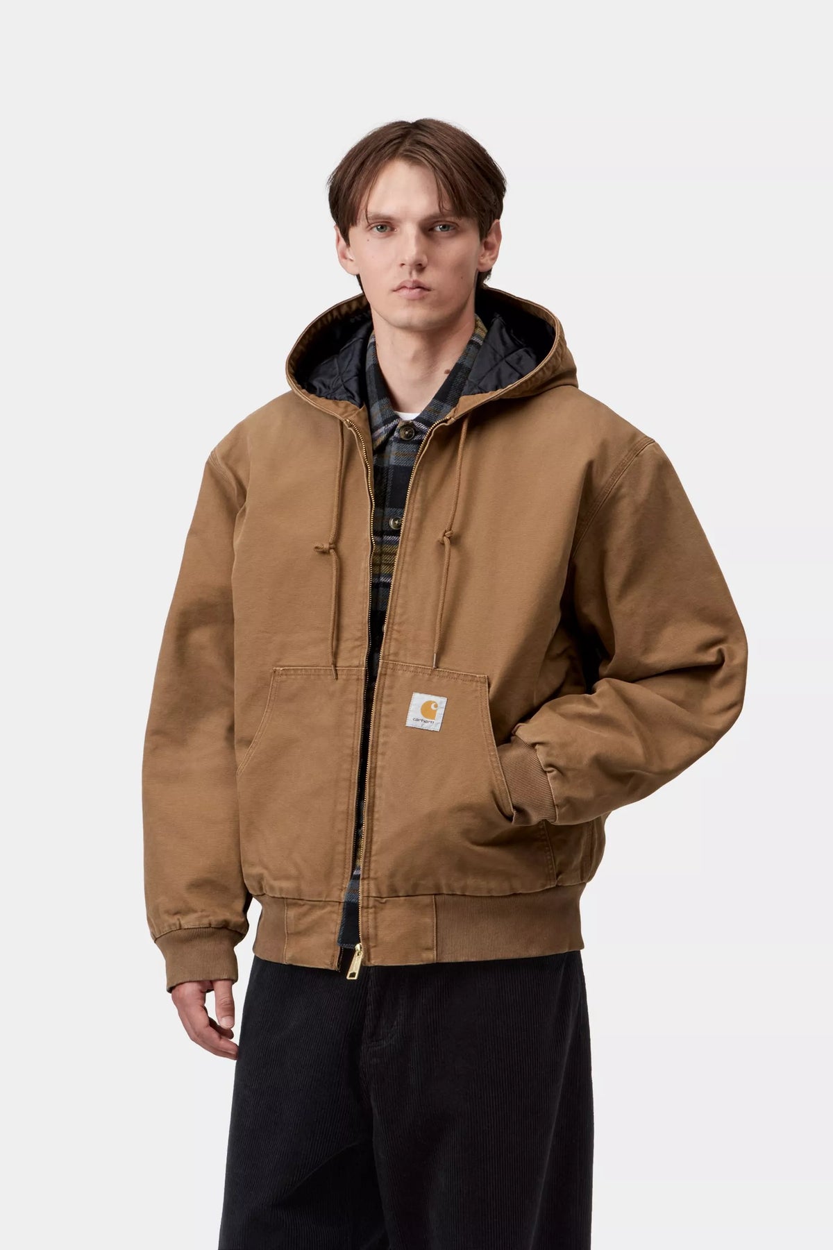 OG ACTIVE JACKET WIP H BROWN STONE CANVAS