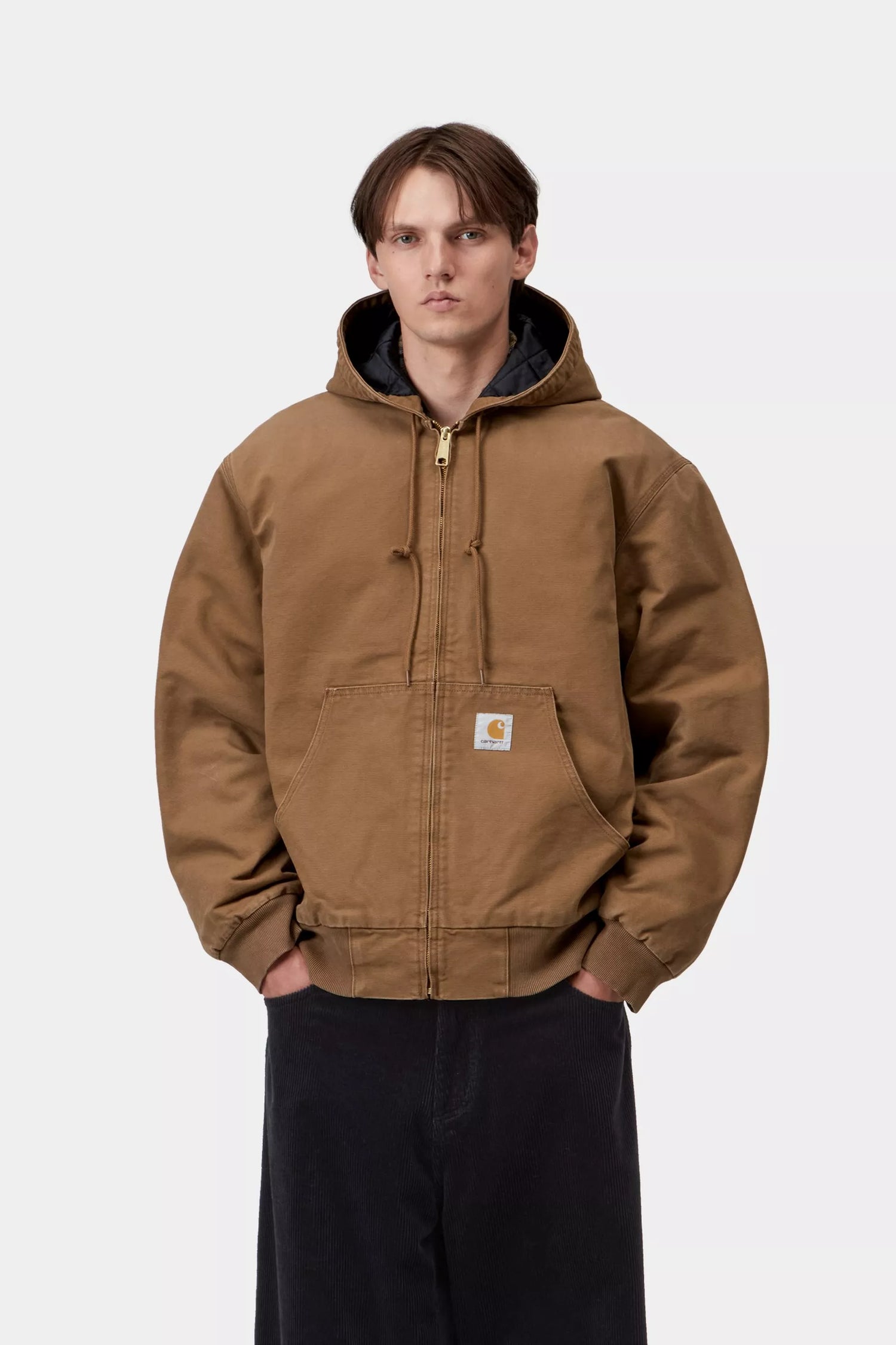 OG ACTIVE JACKET WIP H BROWN STONE CANVAS