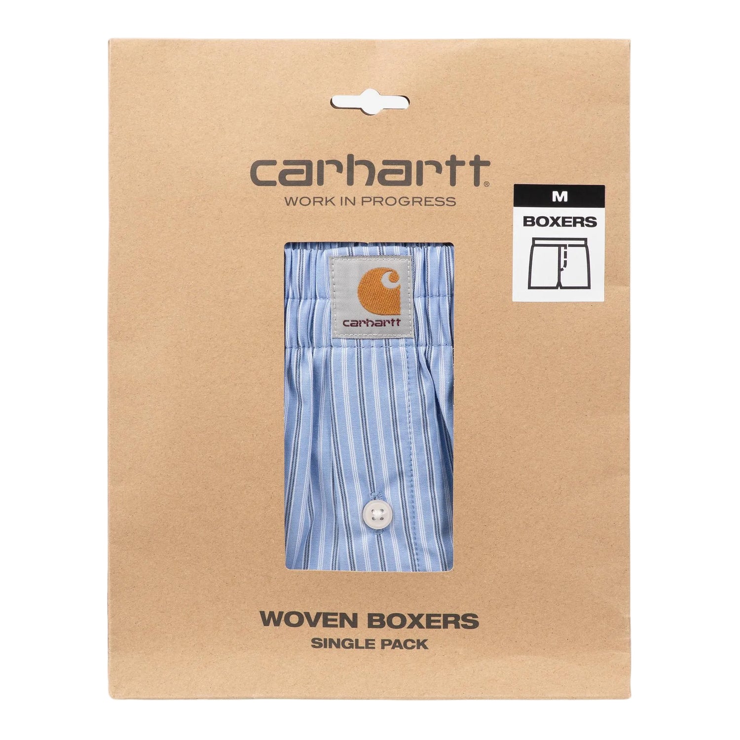 COTTON BOXER KEENE STRIPE CURACAO