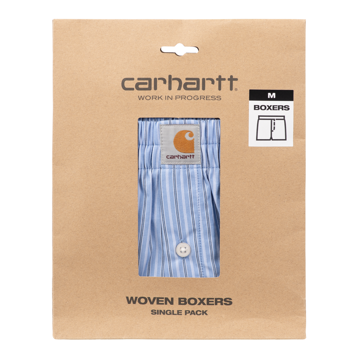COTTON BOXER KEENE STRIPE CURACAO