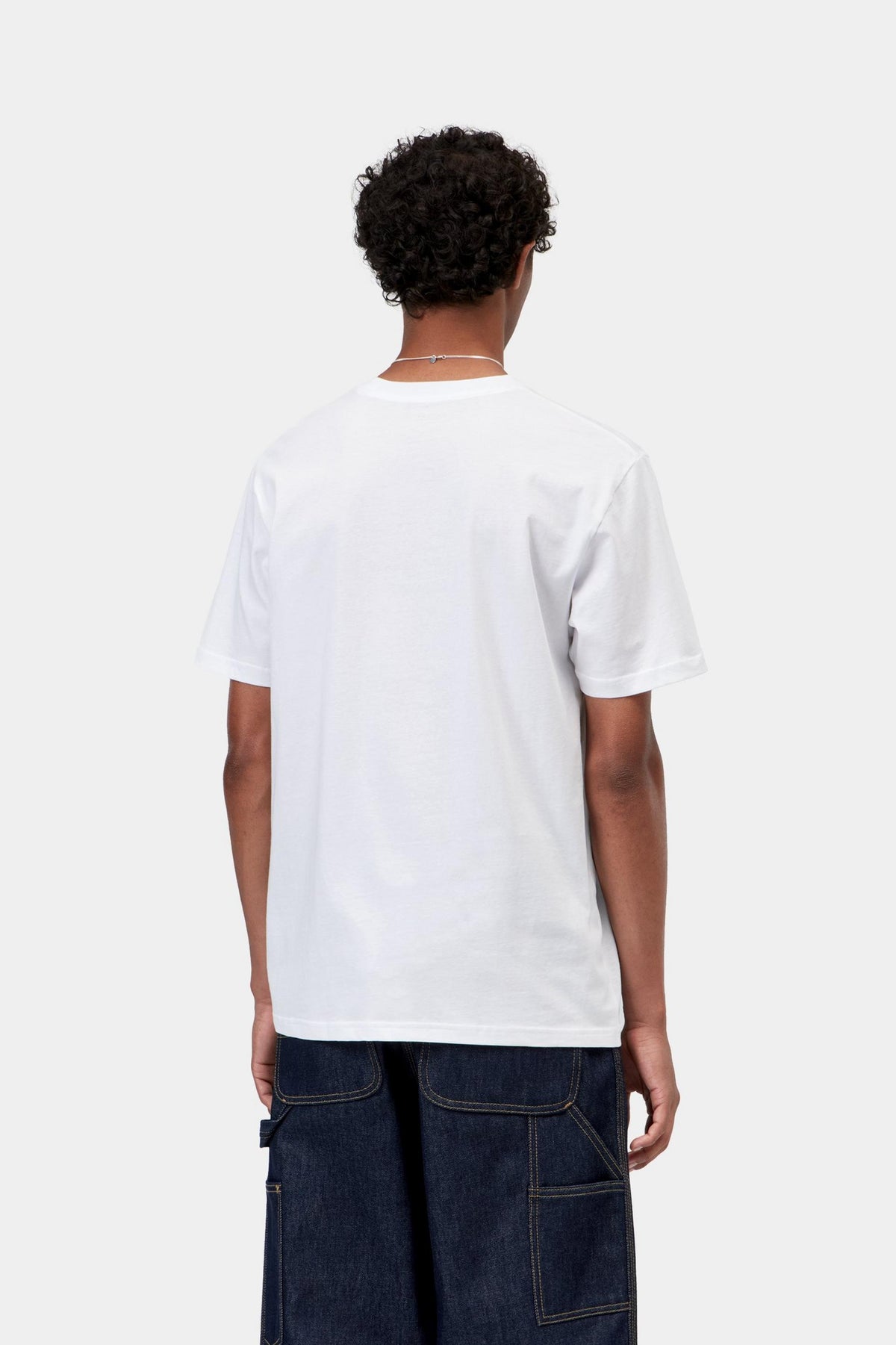 STANDARD CREW NECK T-SHIRT WHITE + WHITE