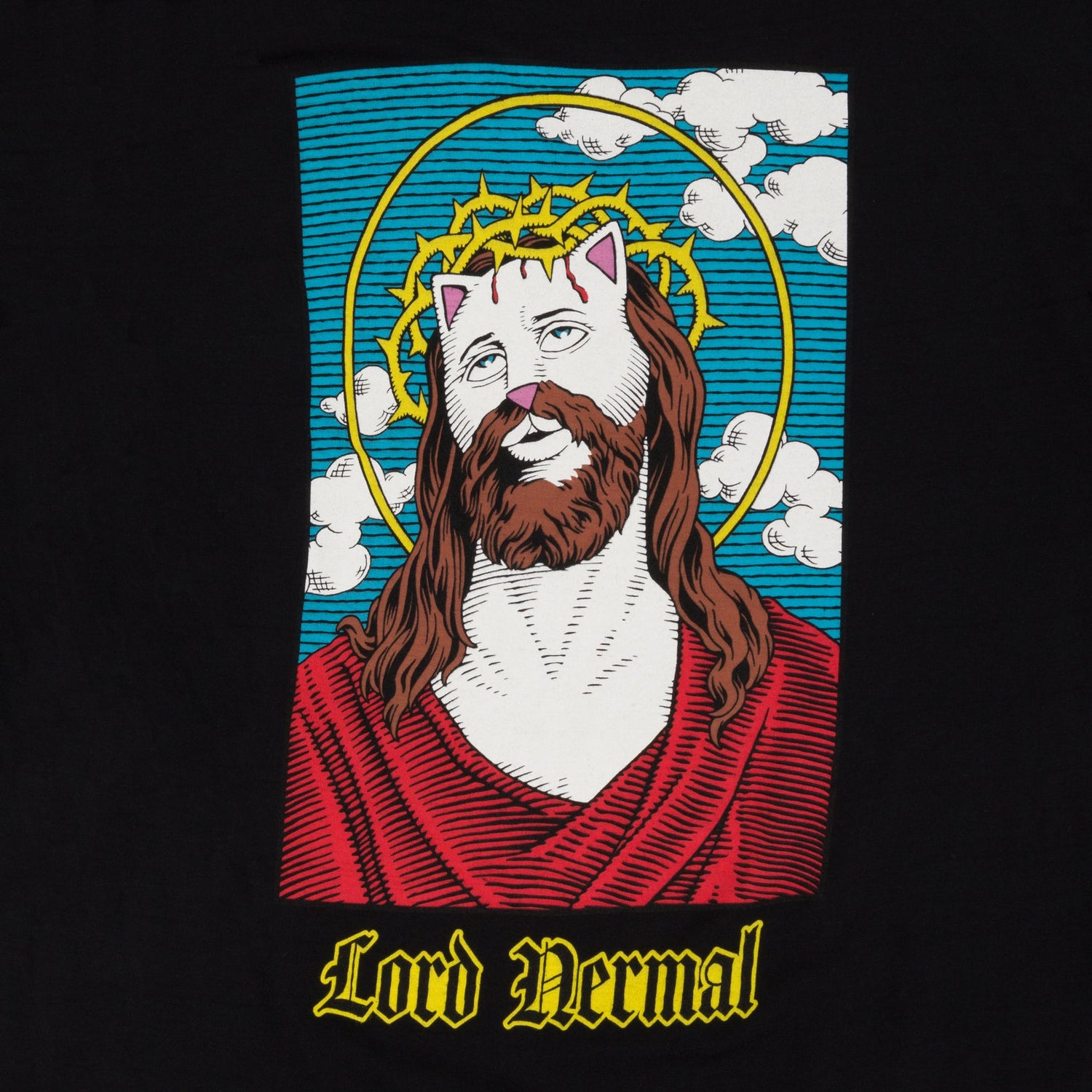 LORD SAVIOR NERM TEE BLACK