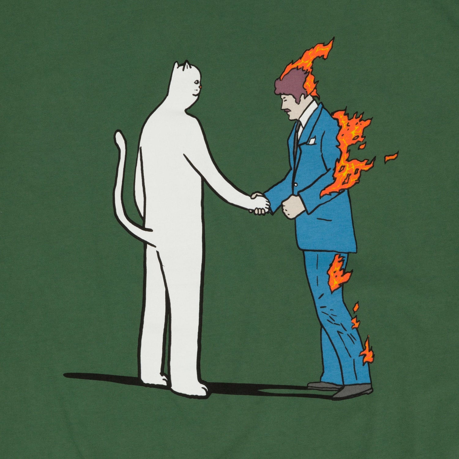 BURN TEE OLIVE