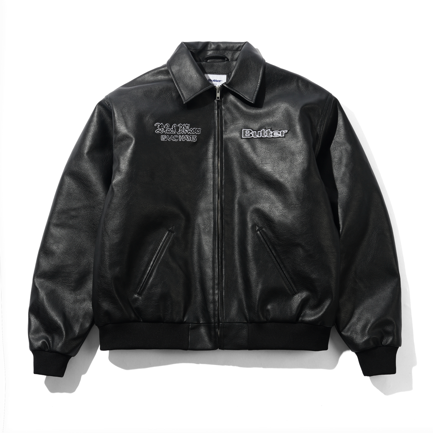 ISAAC HAYES BOMBER JACKET BLACK