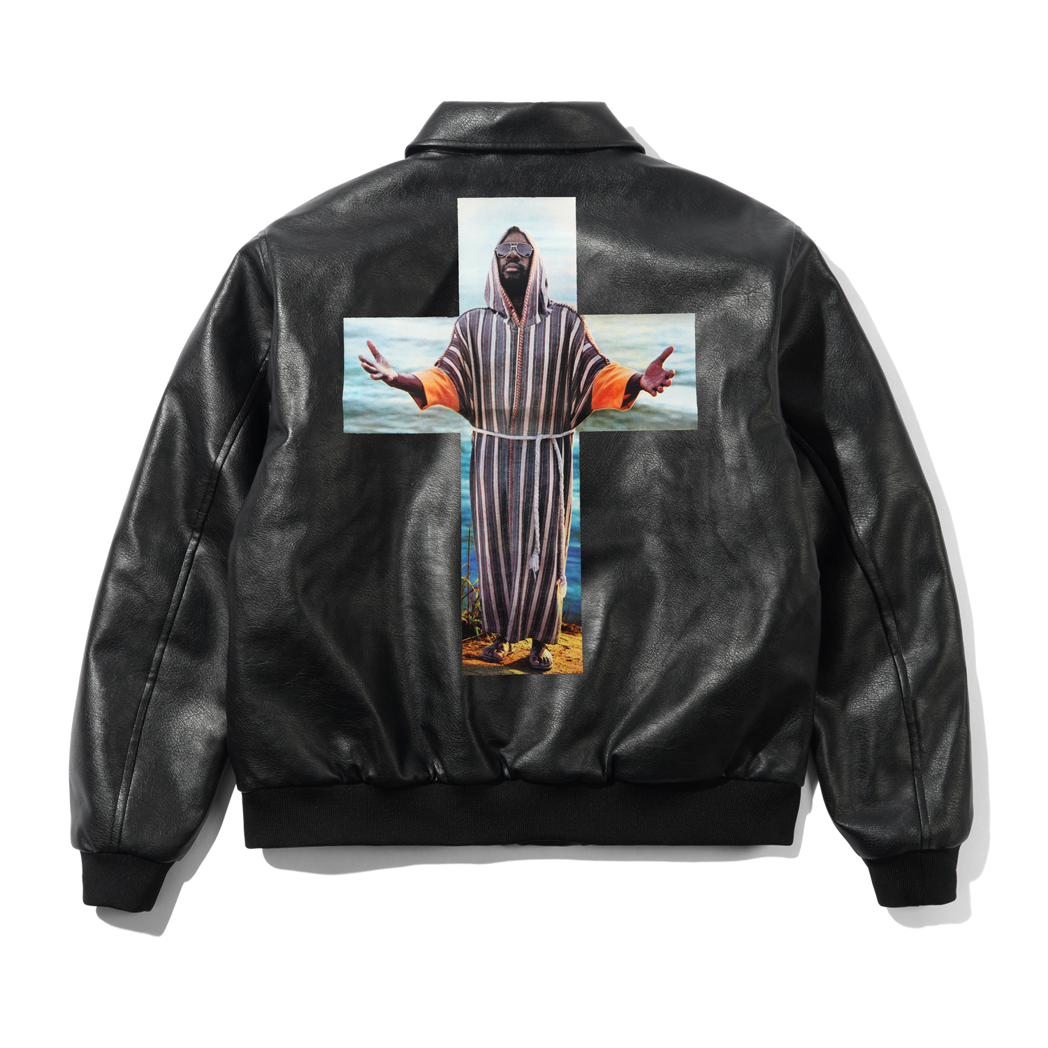 ISAAC HAYES BOMBER JACKET BLACK