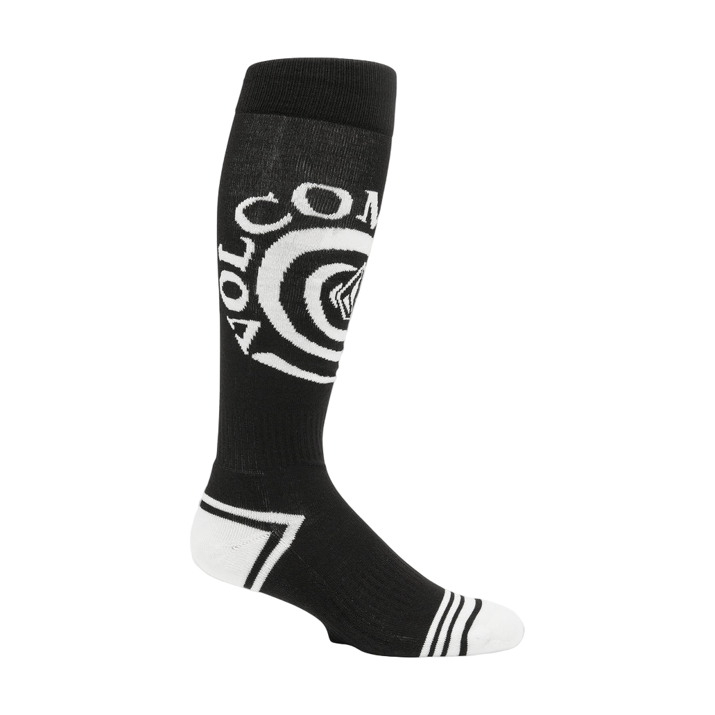 SPIRAL OVER-THE-CALF SOCK BLACK