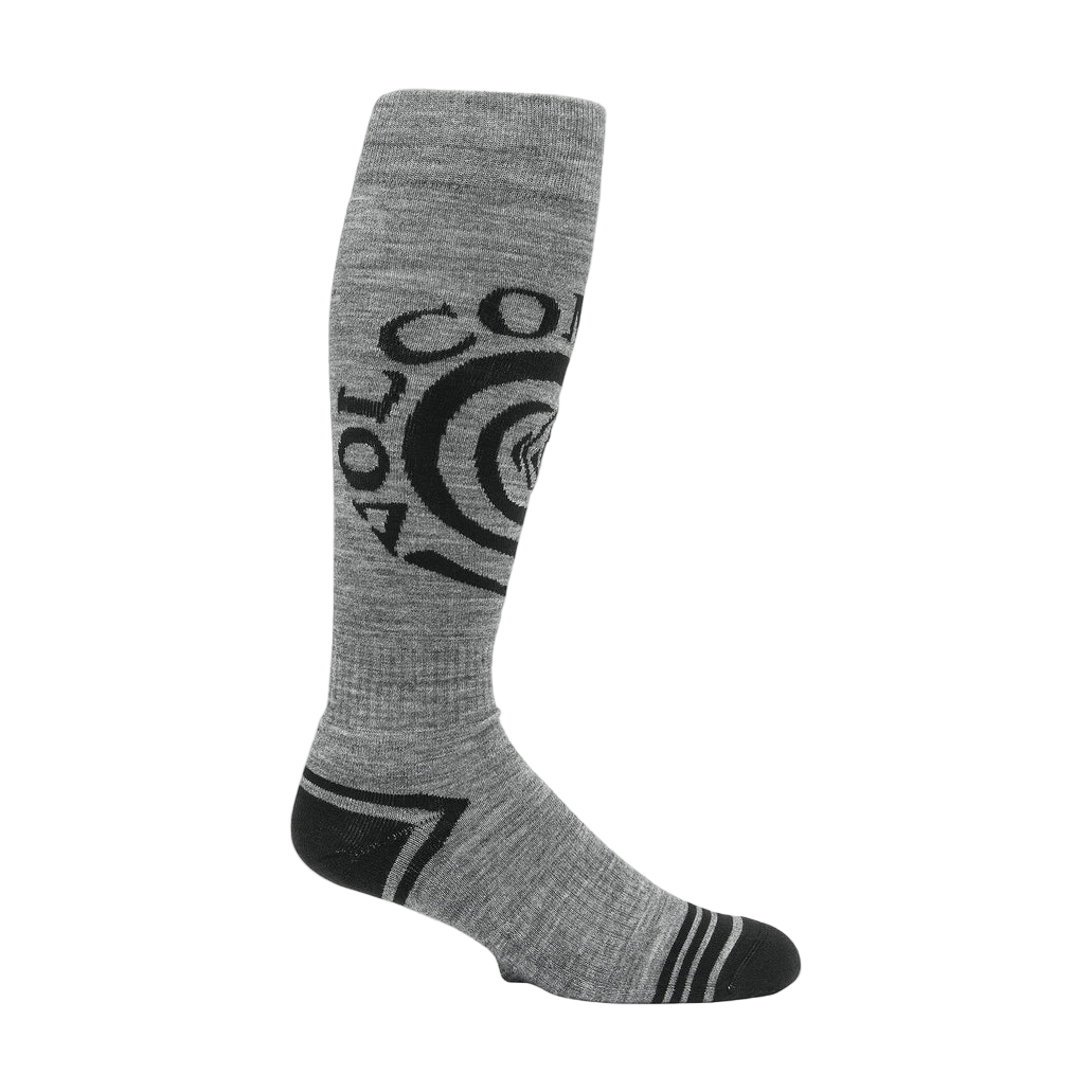 SPIRAL OVER-THE-CALF SOCK HEATHER GREY