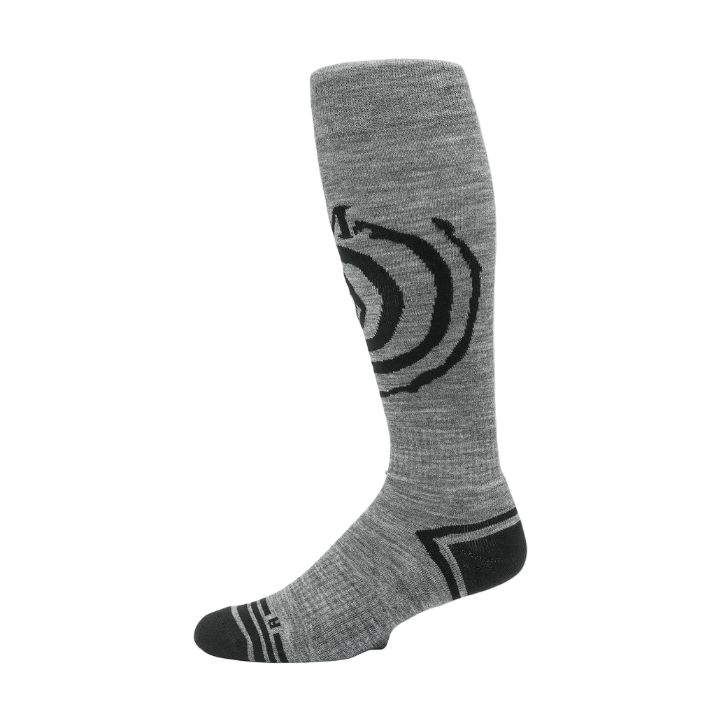 SPIRAL OVER-THE-CALF SOCK HEATHER GREY