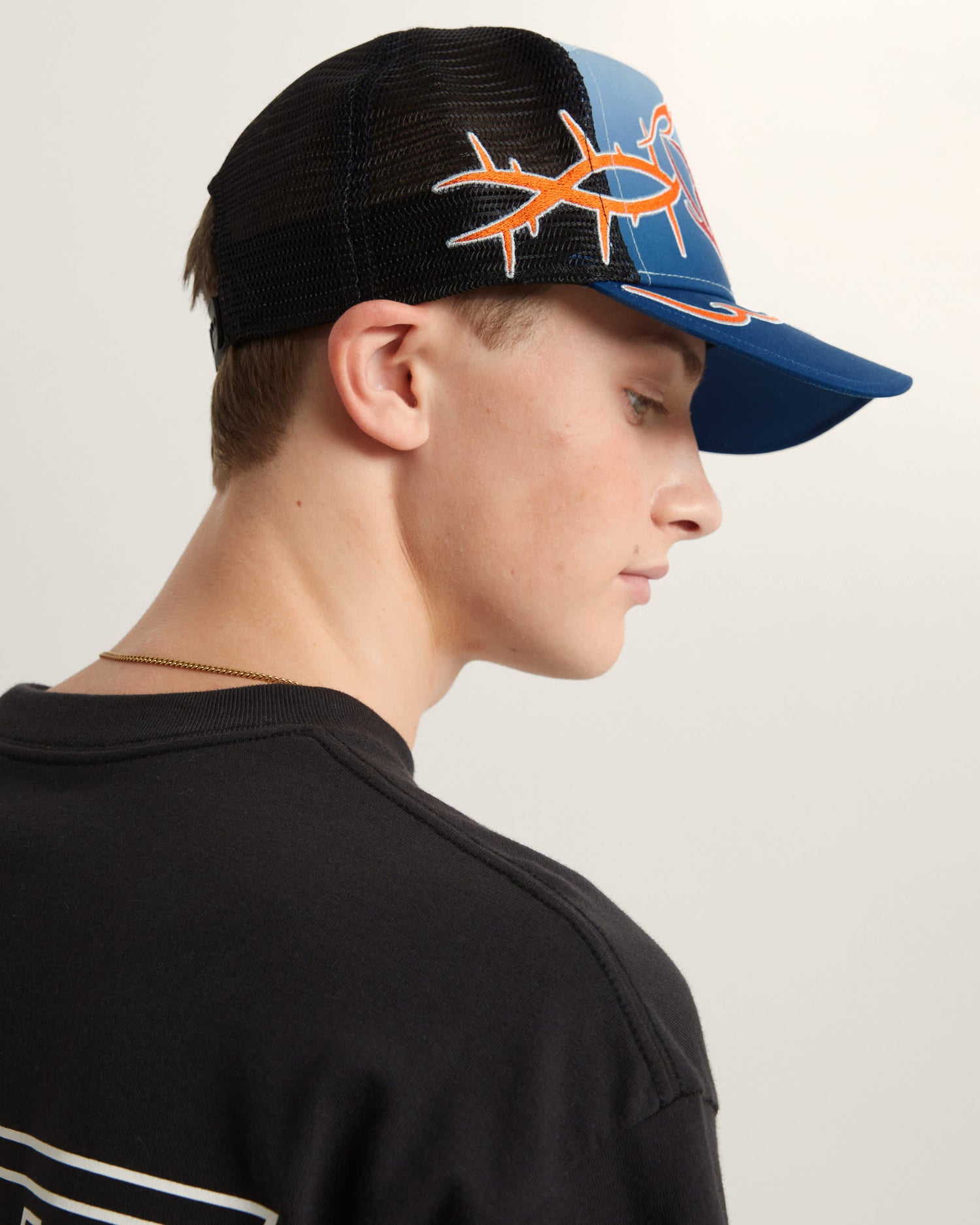 LX DAYANA TRIBAL TRUCKER DEEP INDIGO