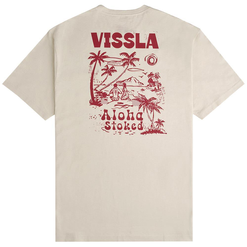 ALOHA TEE SS VINTAGE WHITE
