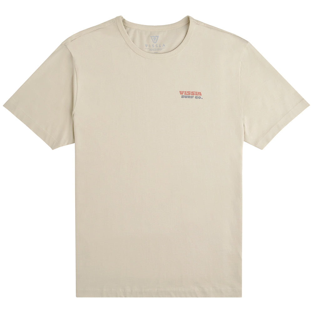 SUNSET WAVE TEE SS BONE