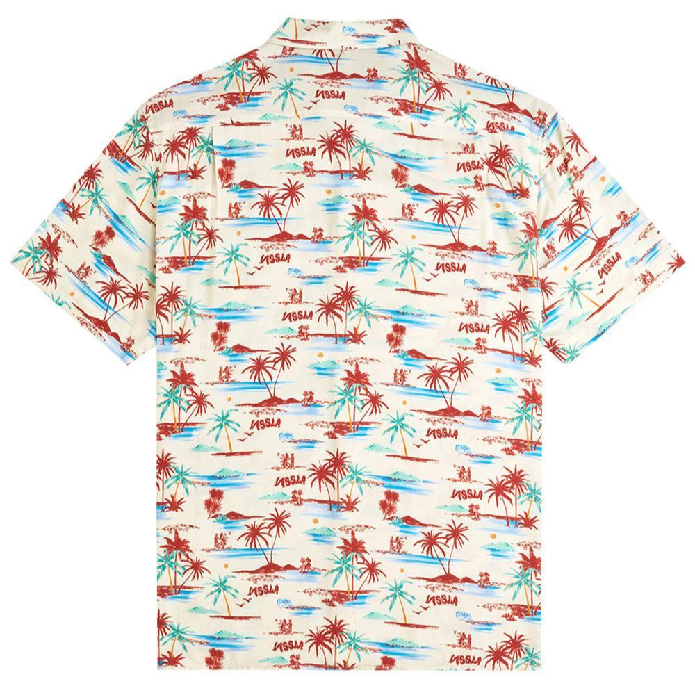 ISLAND WOVEN SS SHIRT NATURAL