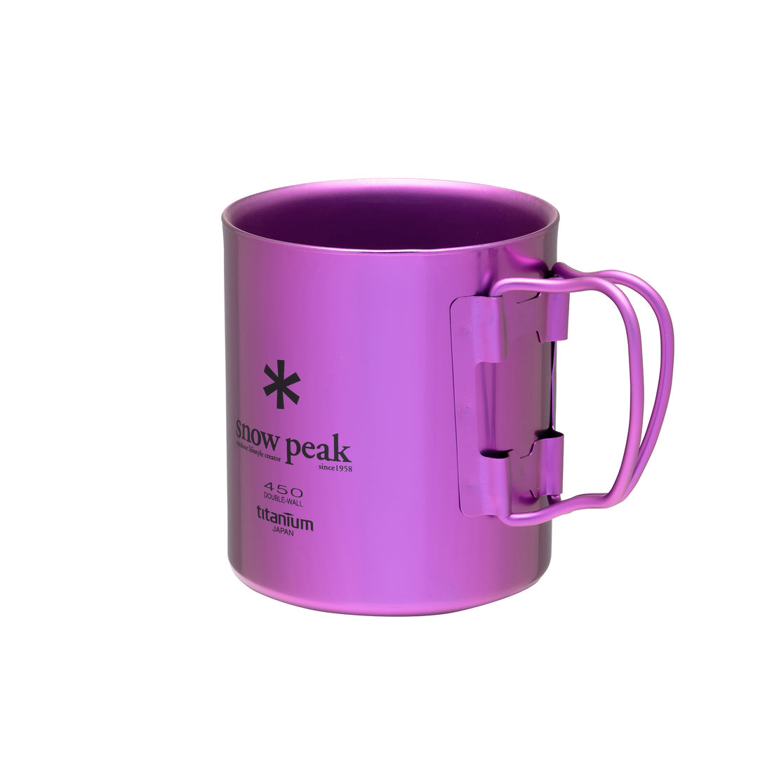 TITANIUM DOUBLE WALL CUP 450 BLUE