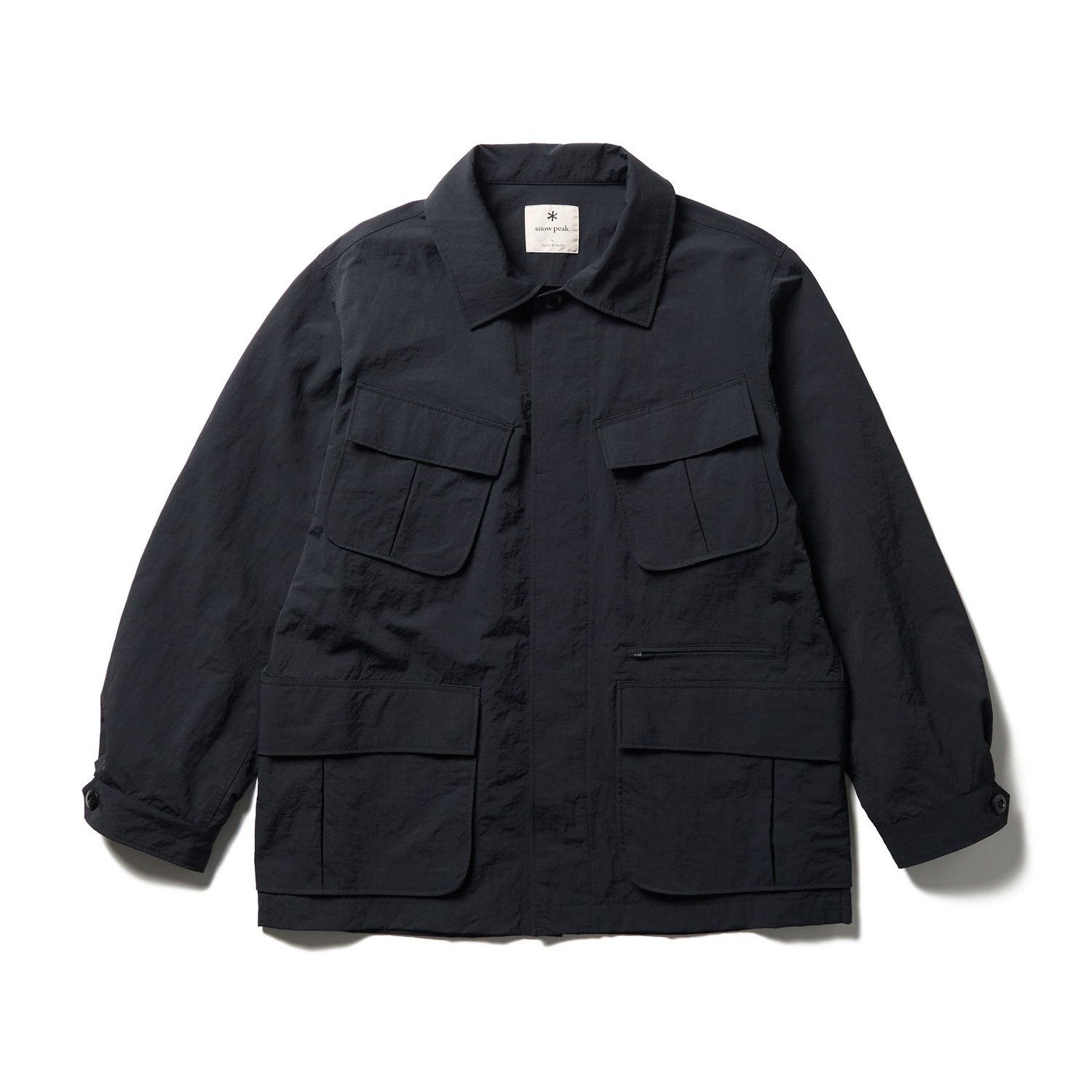 NYLON WASHER JACKET BLACK