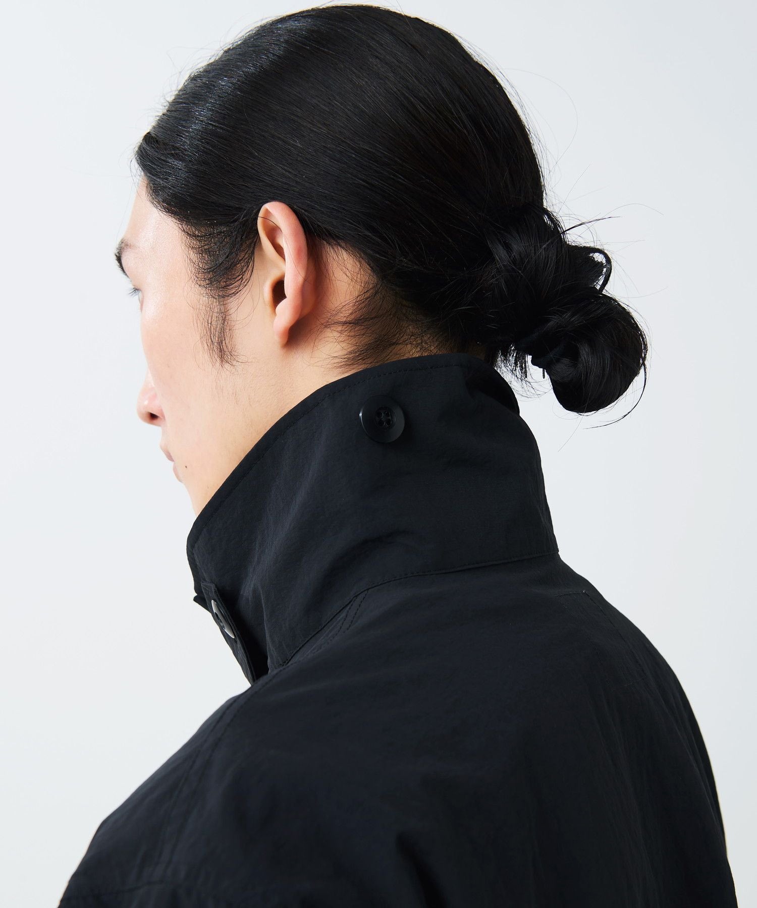 NYLON WASHER JACKET BLACK