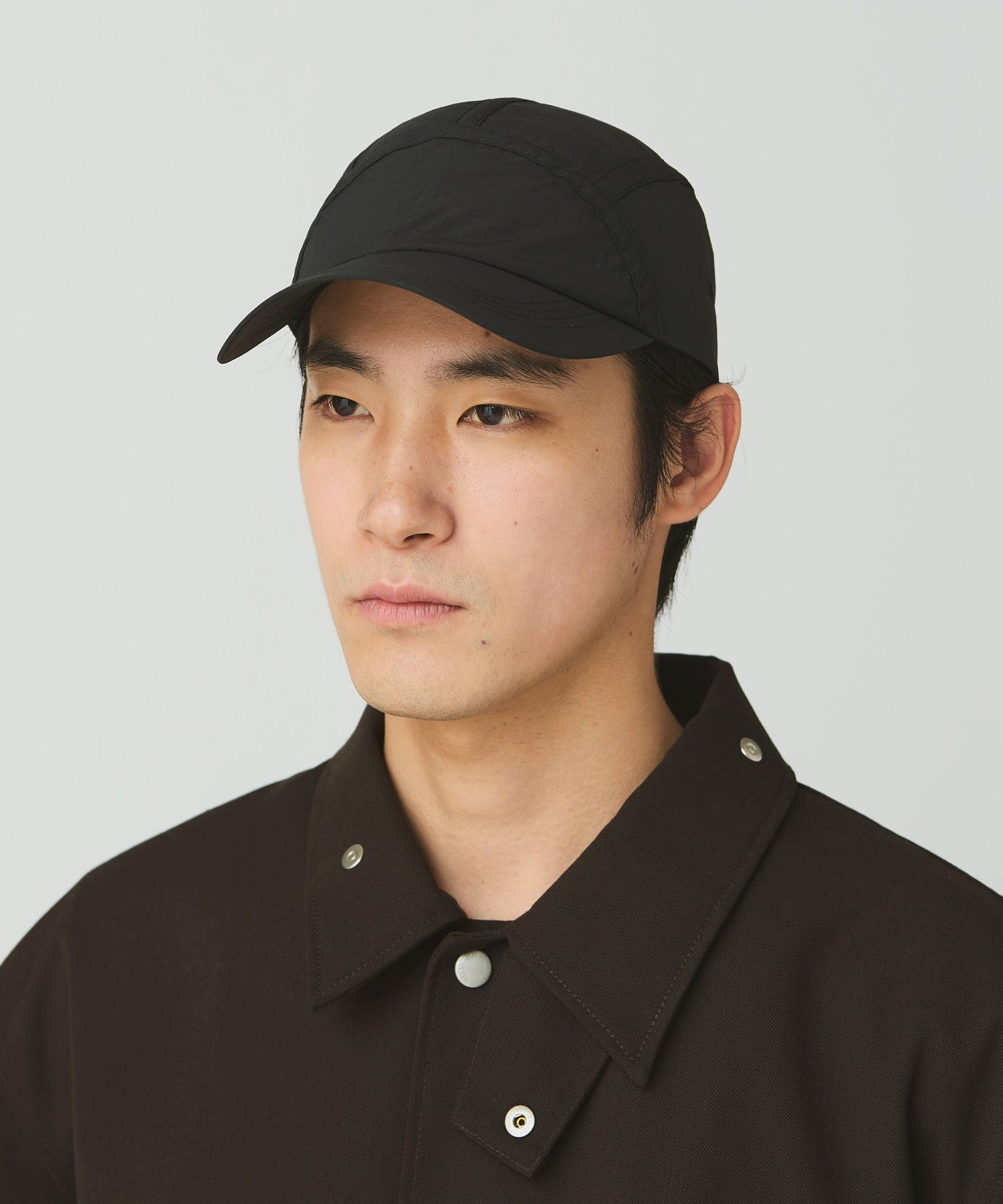 NYLON TUSSAH CAP BLACK