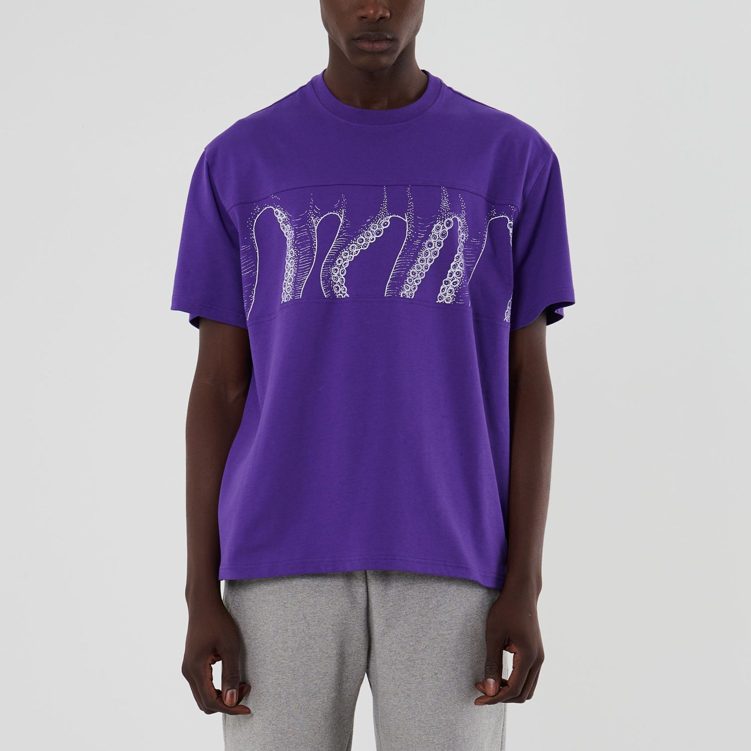 OUTLINE BAND TEE PURPLE