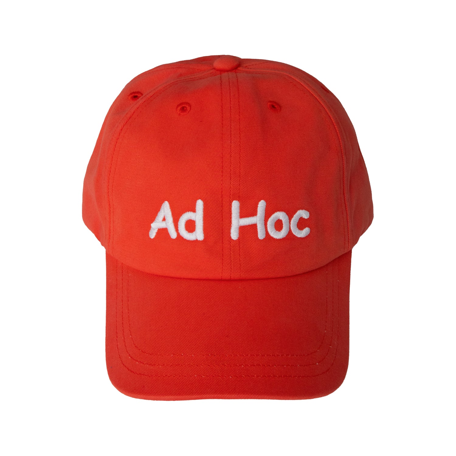 AD HOC CAP BRIGHT RED