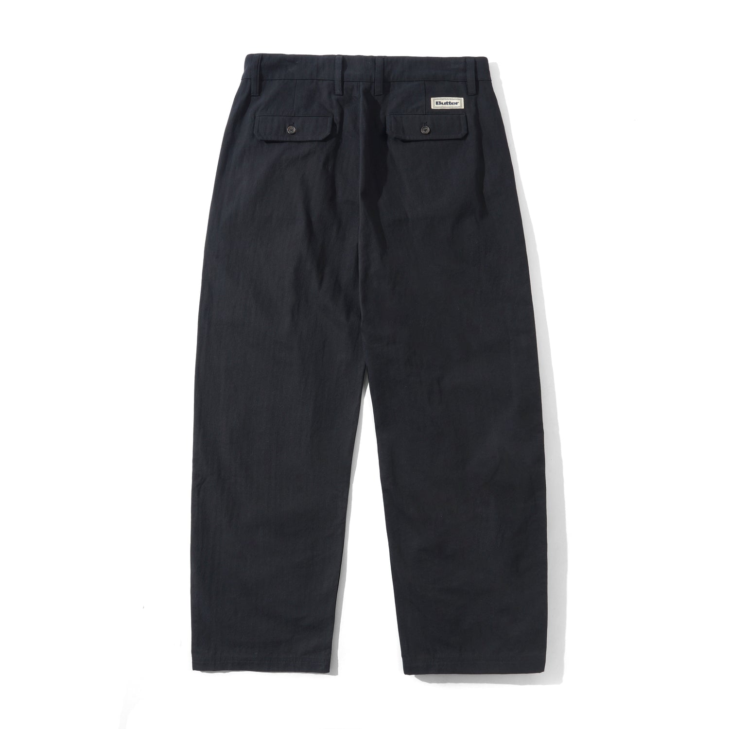 PLEATED TROUSERS BLACK