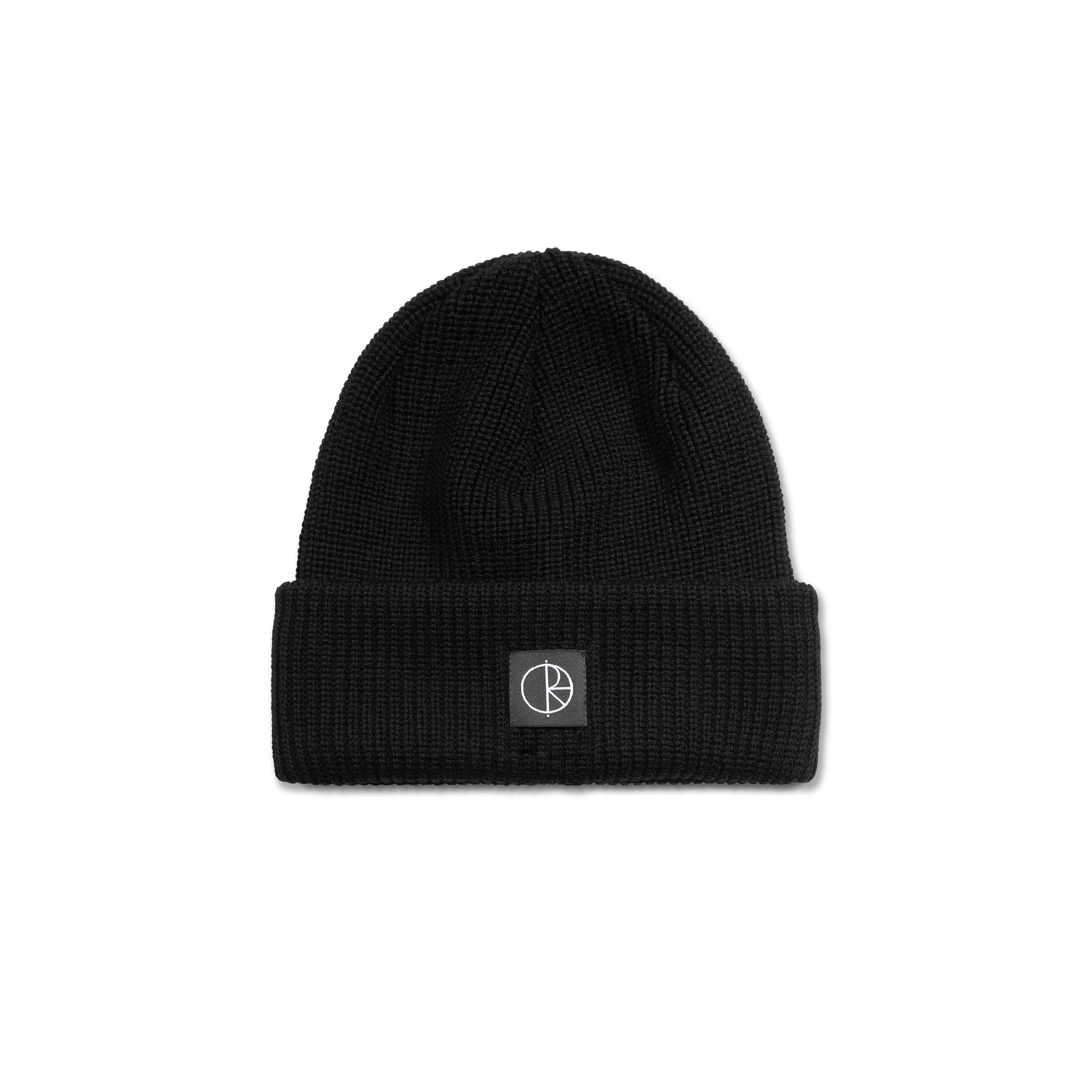 DOUBLE FOLD MERINO BEANIE BLACK