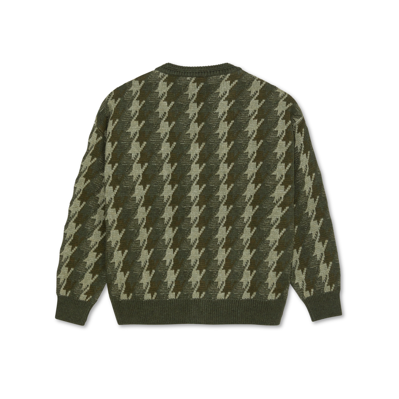 LOUIS CARDIGAN HOUNDSTOOTH GREEN