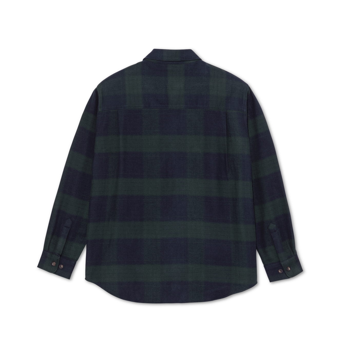 MIKE LS FLANNEL SHIRT NAVY / TEAL