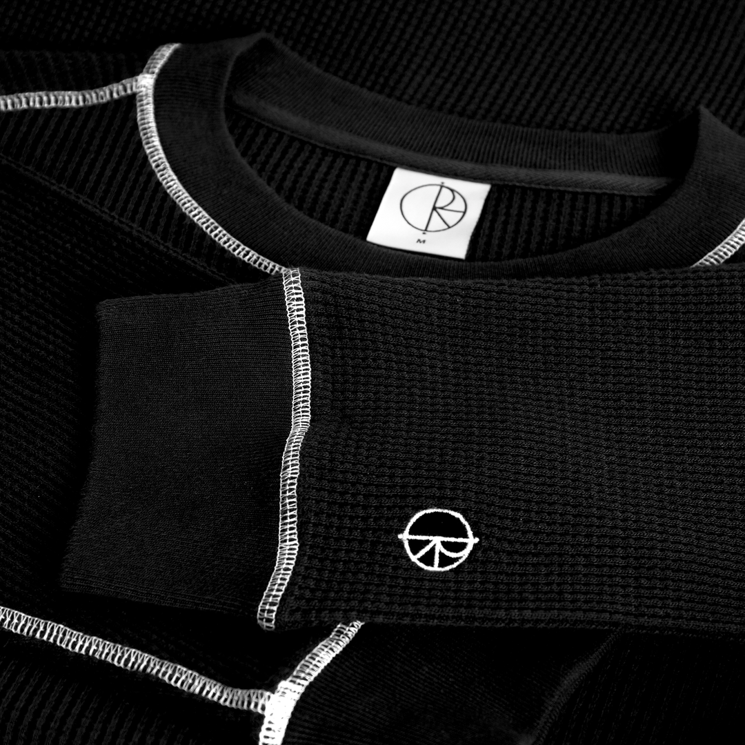 DYLAN LS TEE BLACK / WHITE