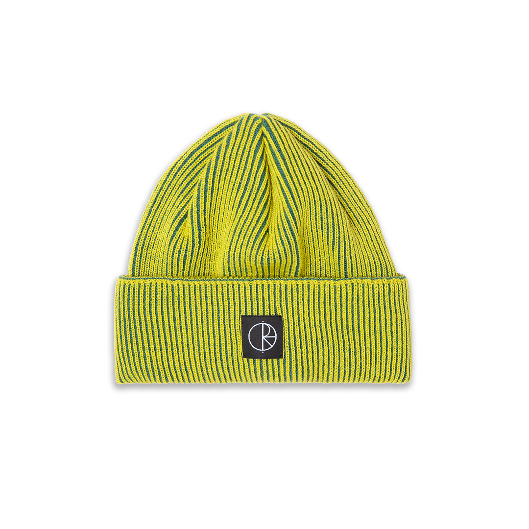 LINES MERINO BEANIE CHARTREUSE / ARMY GREEN