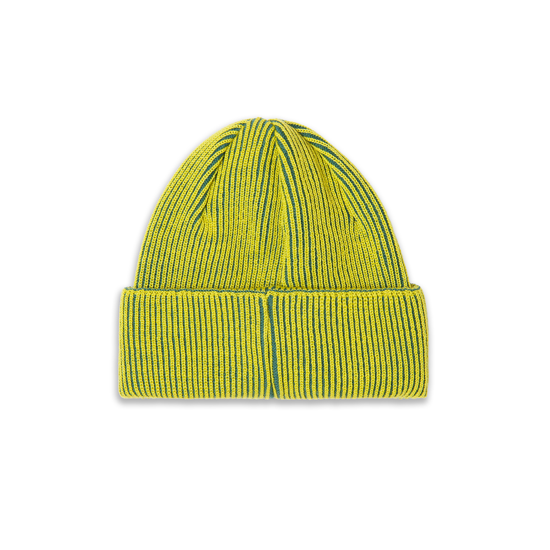 LINES MERINO BEANIE CHARTREUSE / ARMY GREEN