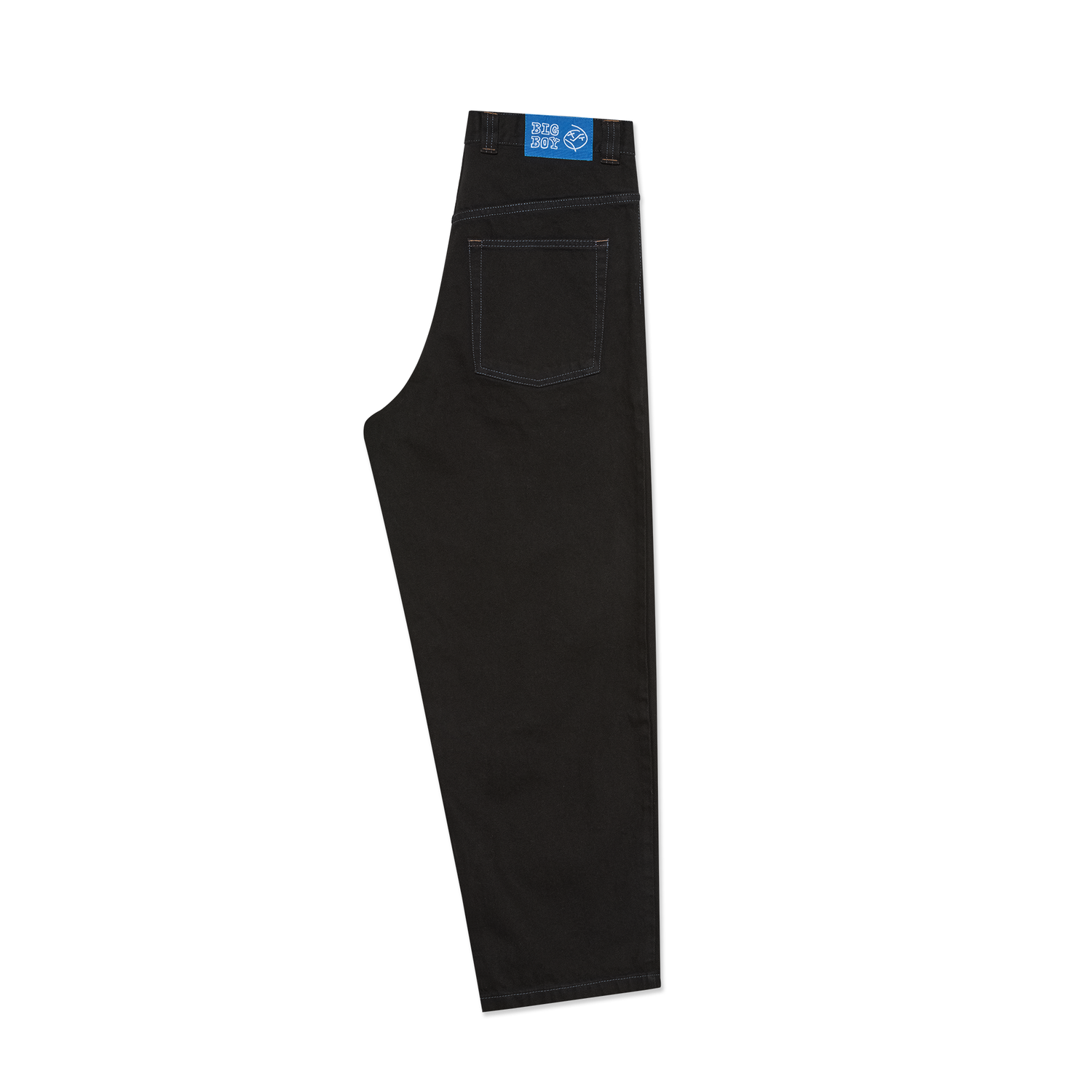 BIG BOY PANTS BLACK / BLUE STITCHING