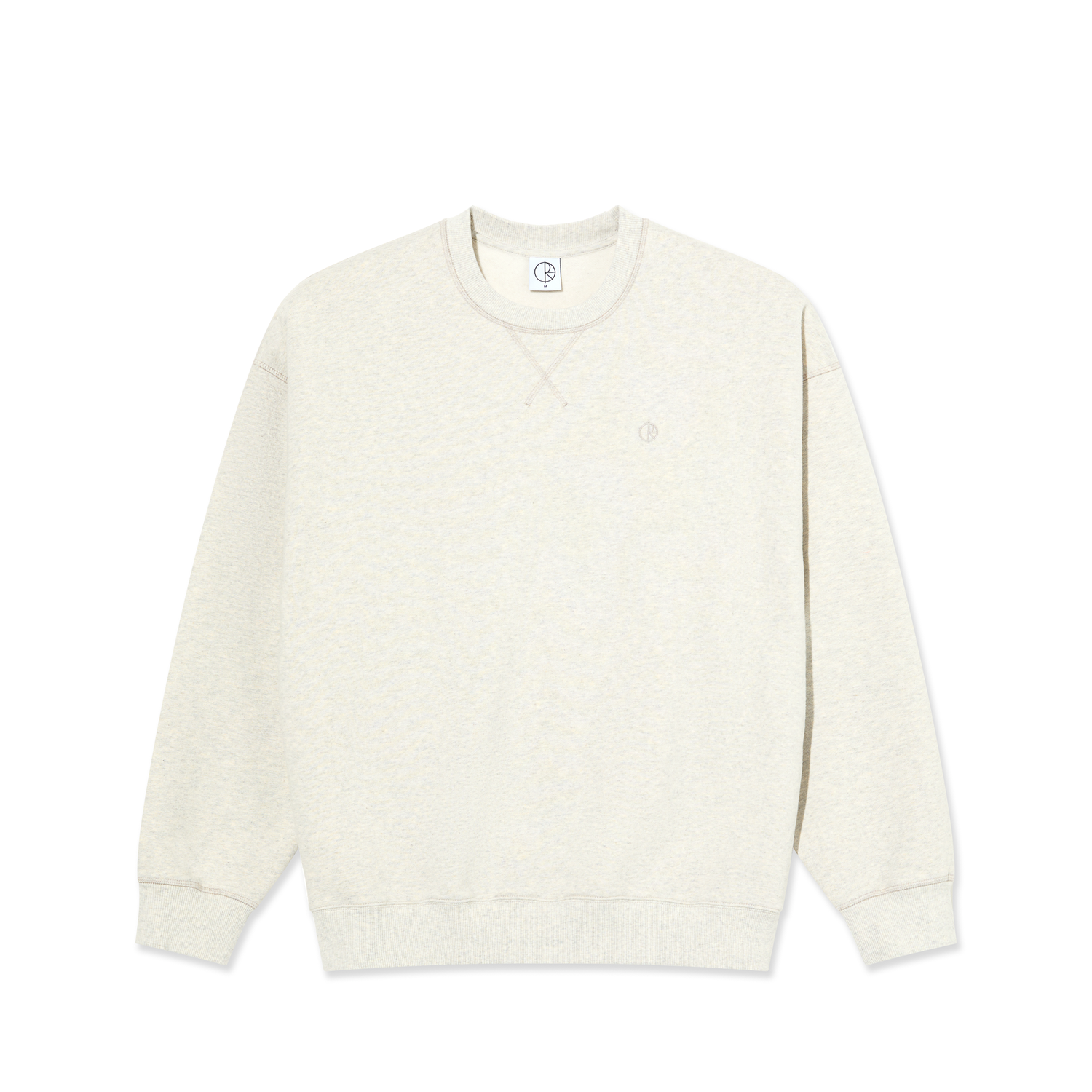 FRANKIE CREWNECK IVORY GREY MELANGE