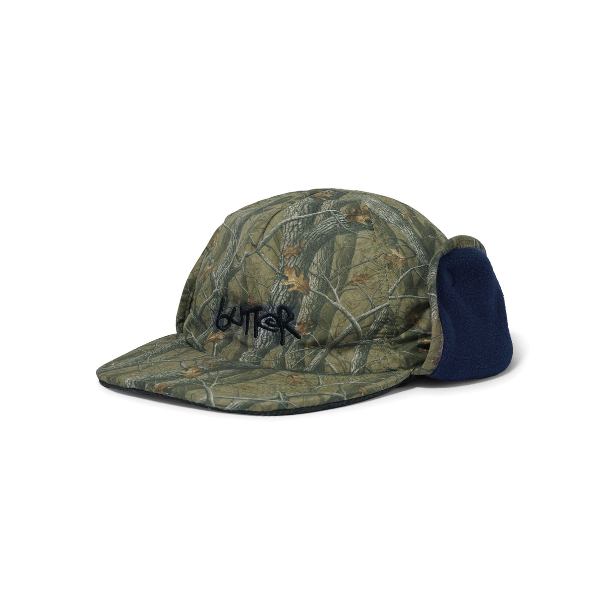 POLARTEC REVERSIBLE TRAPPER CAP FOREST CAMO / NAVY