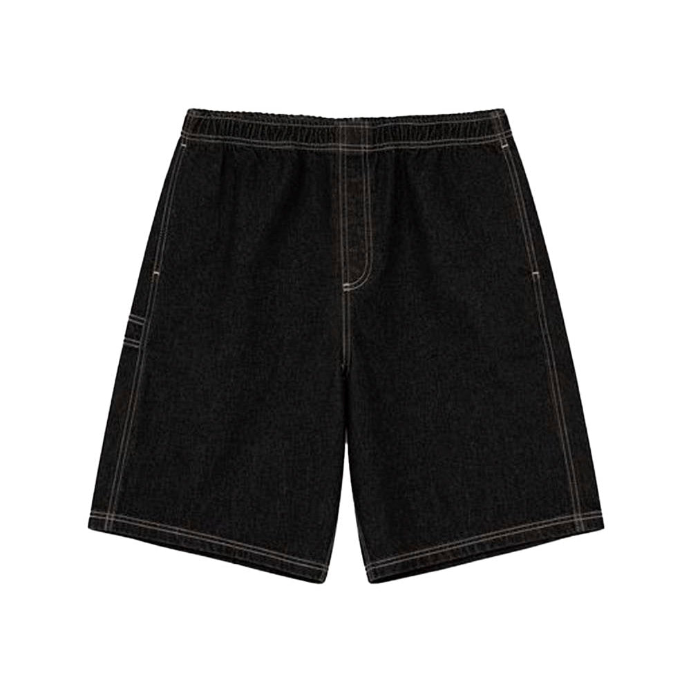 DENIM SHORTS WASHED BLACK