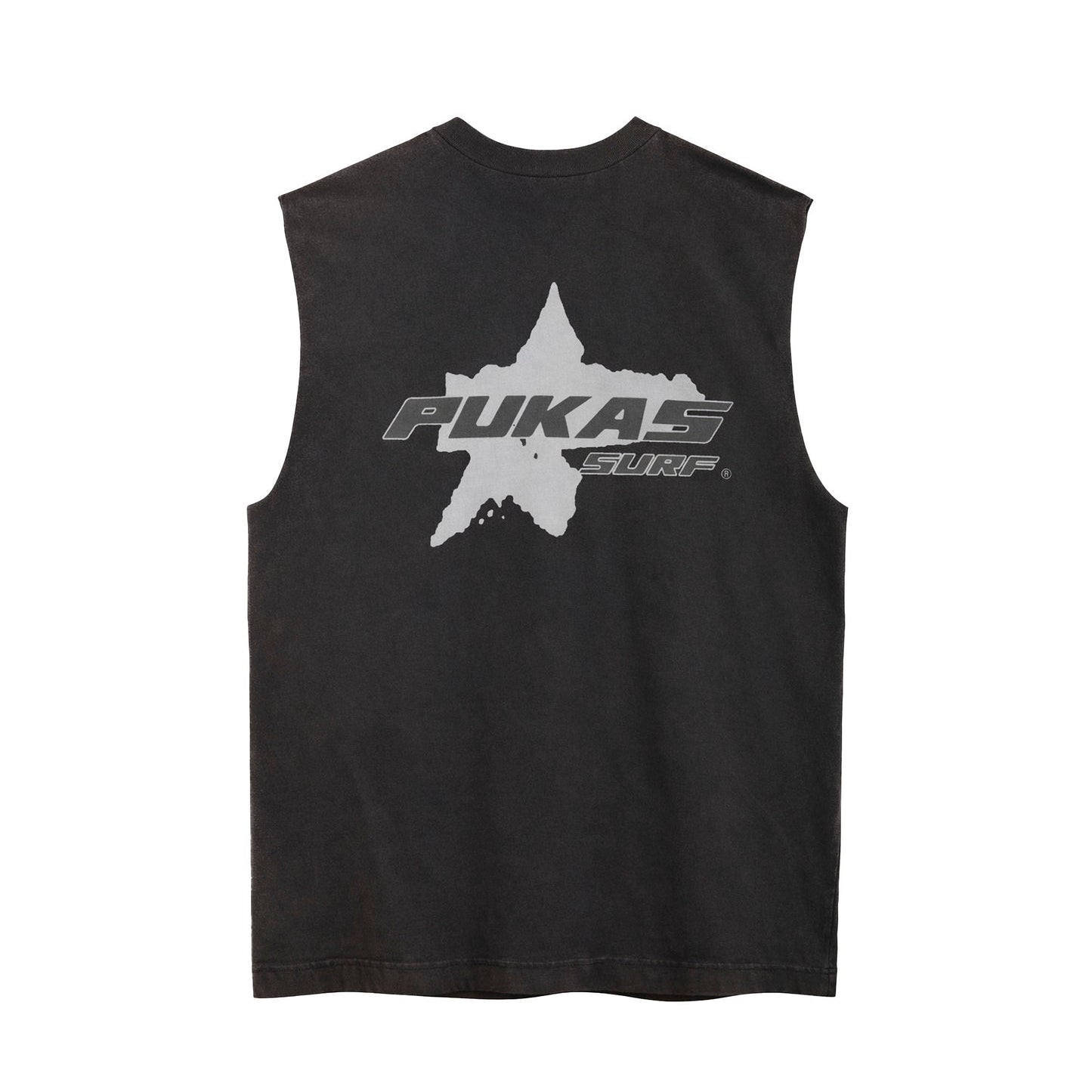 COMP BACK TANK TEE CHARCOAL