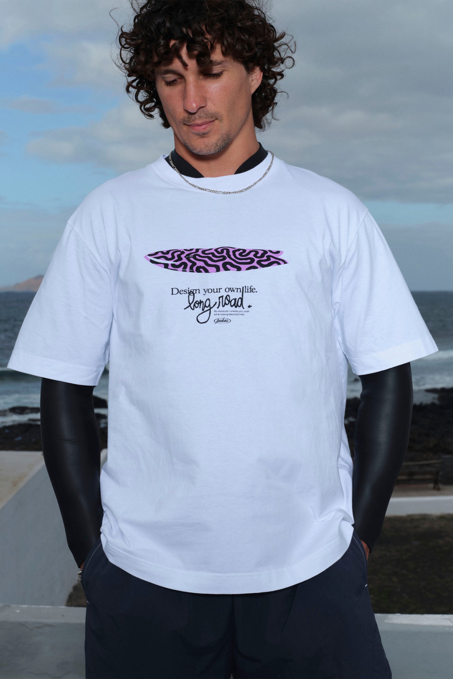 LONG ROAD TEE WHITE