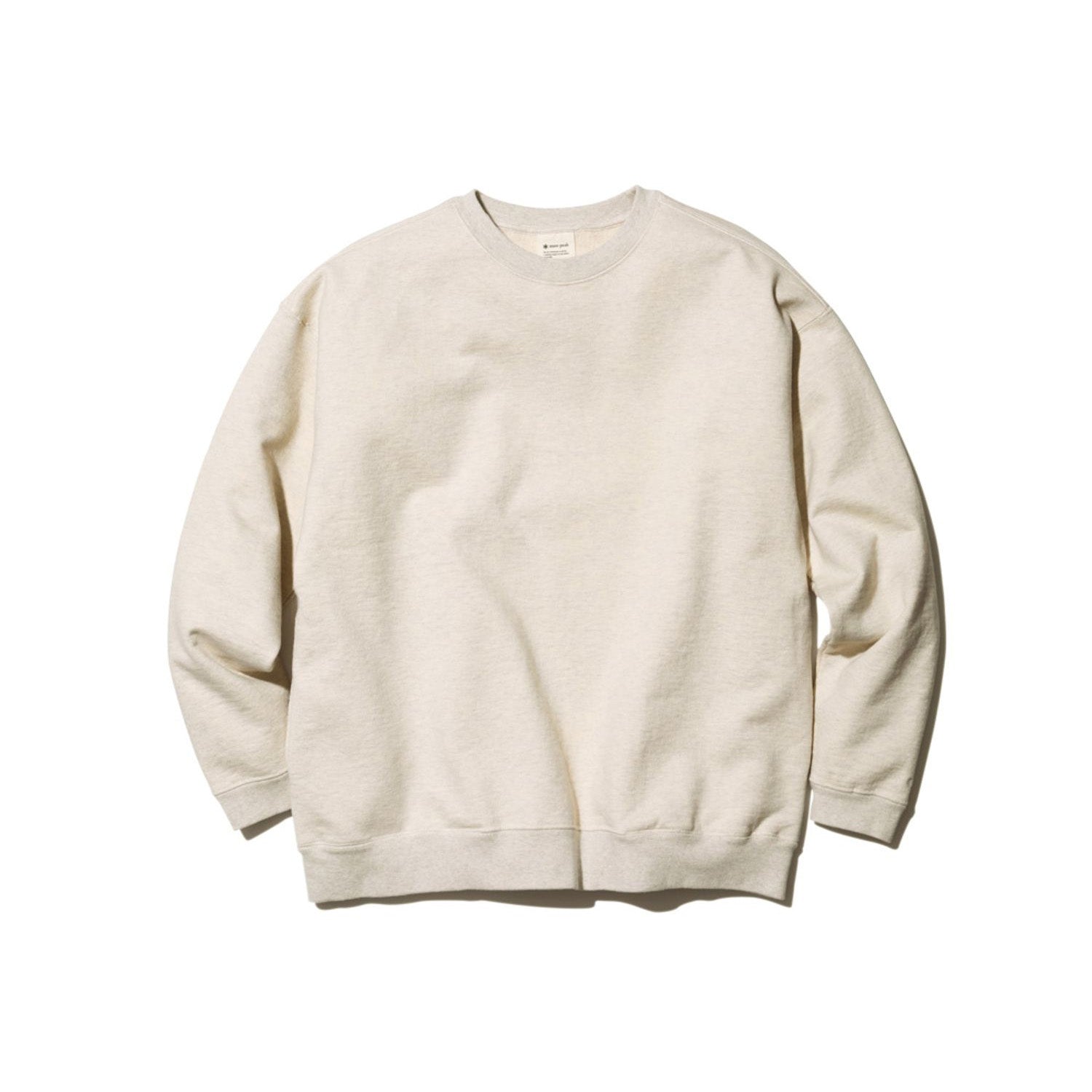 RECYCLED COTTON SWEAT CREWNECK OATMEAL
