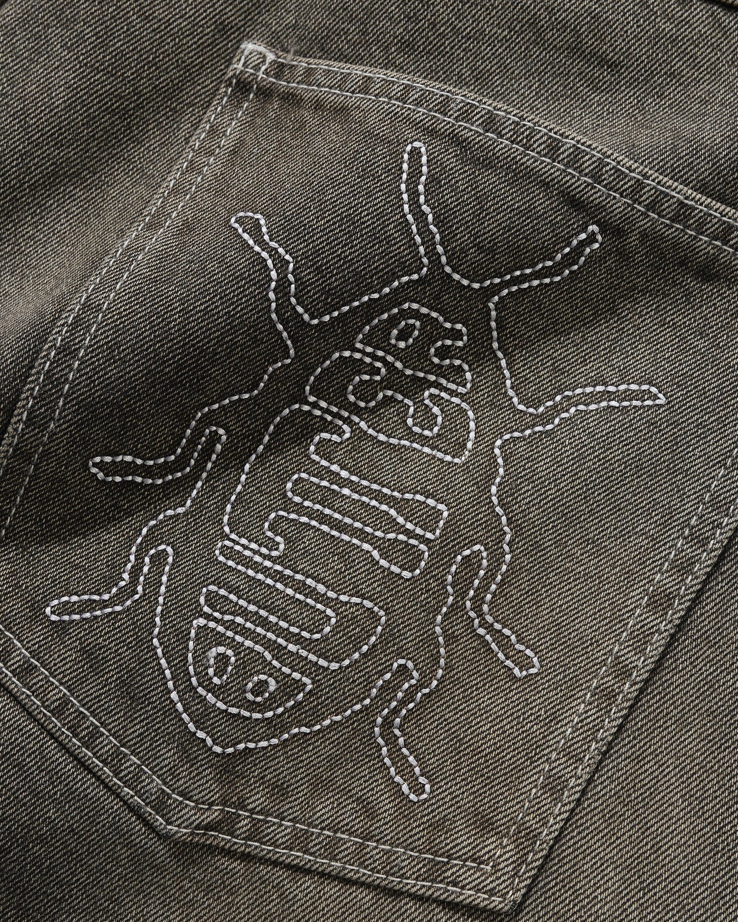 ROACH DENIM JEANS BLACK WASH