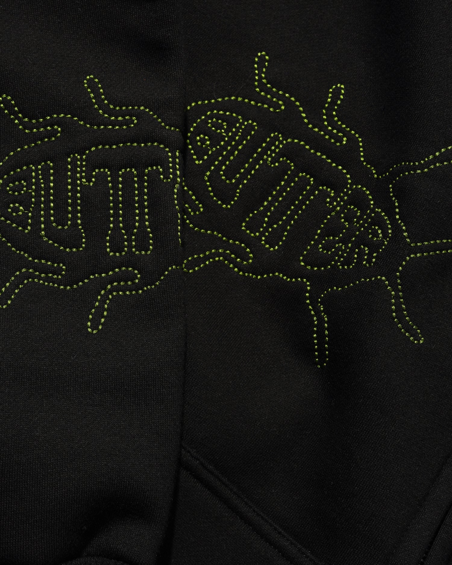 ROACH ZIP-THRU HOOD BLACK