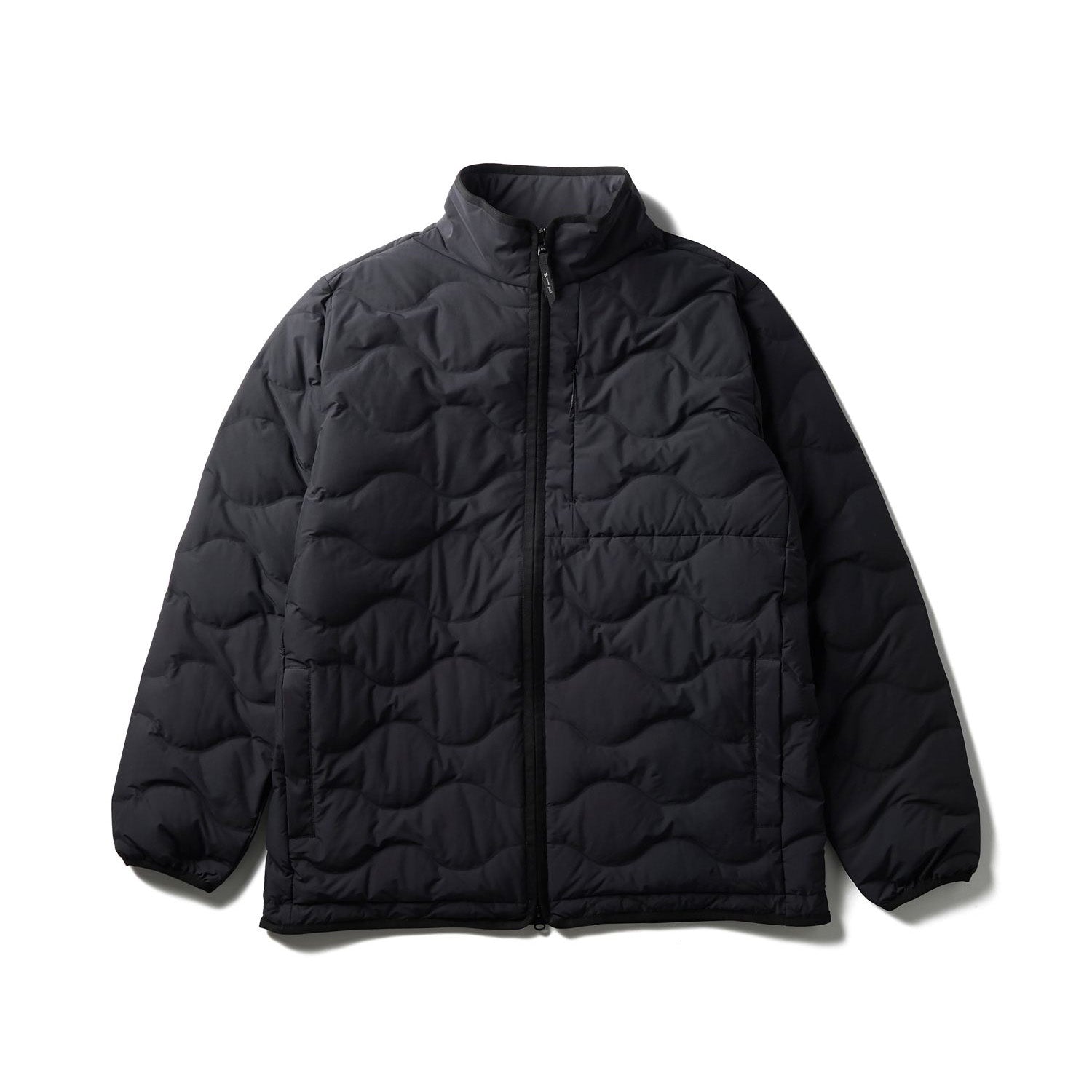 SEAMLESS QUILTED DOWN JACKET BLACK