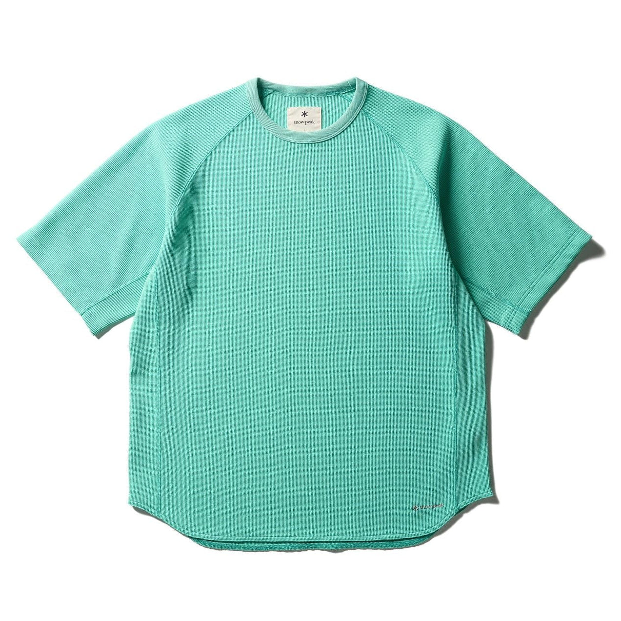DRY WAFFLE T-SHIRT LIGHT GREEN