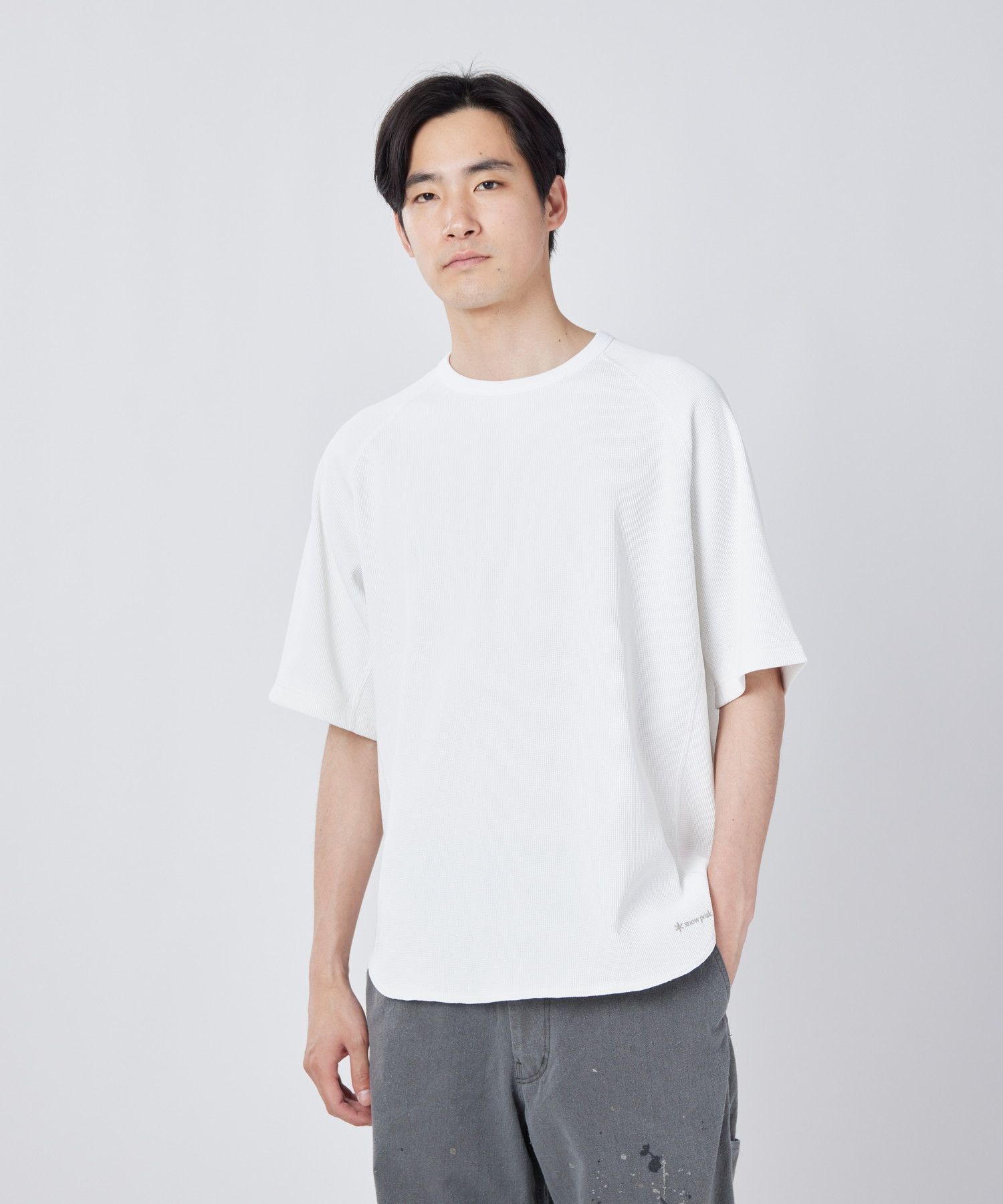 DRY WAFFLE T-SHIRT OFF WHITE