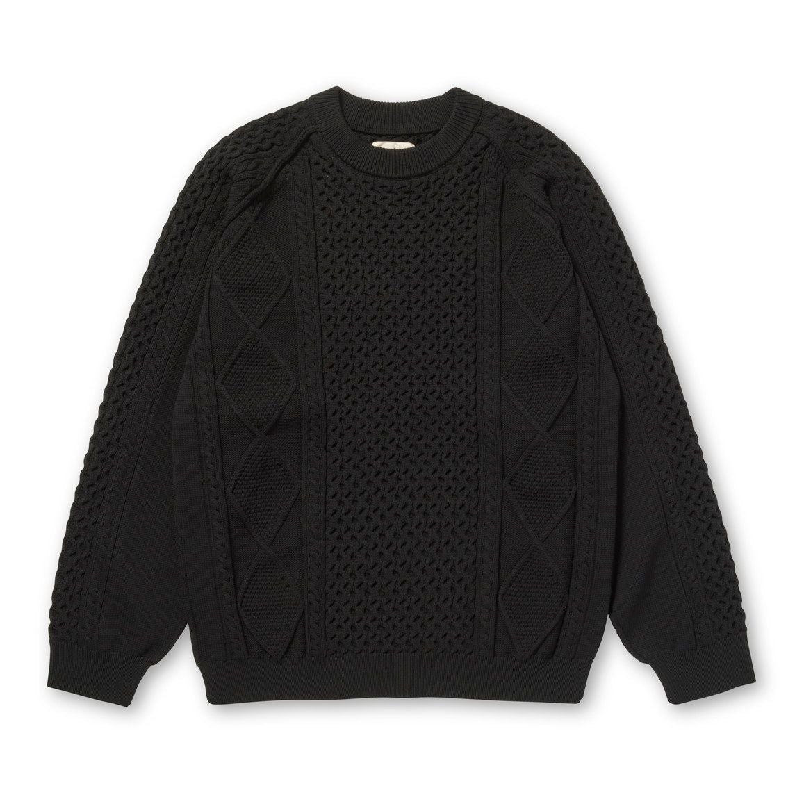TECHNICAL ALAN KNIT BLACK