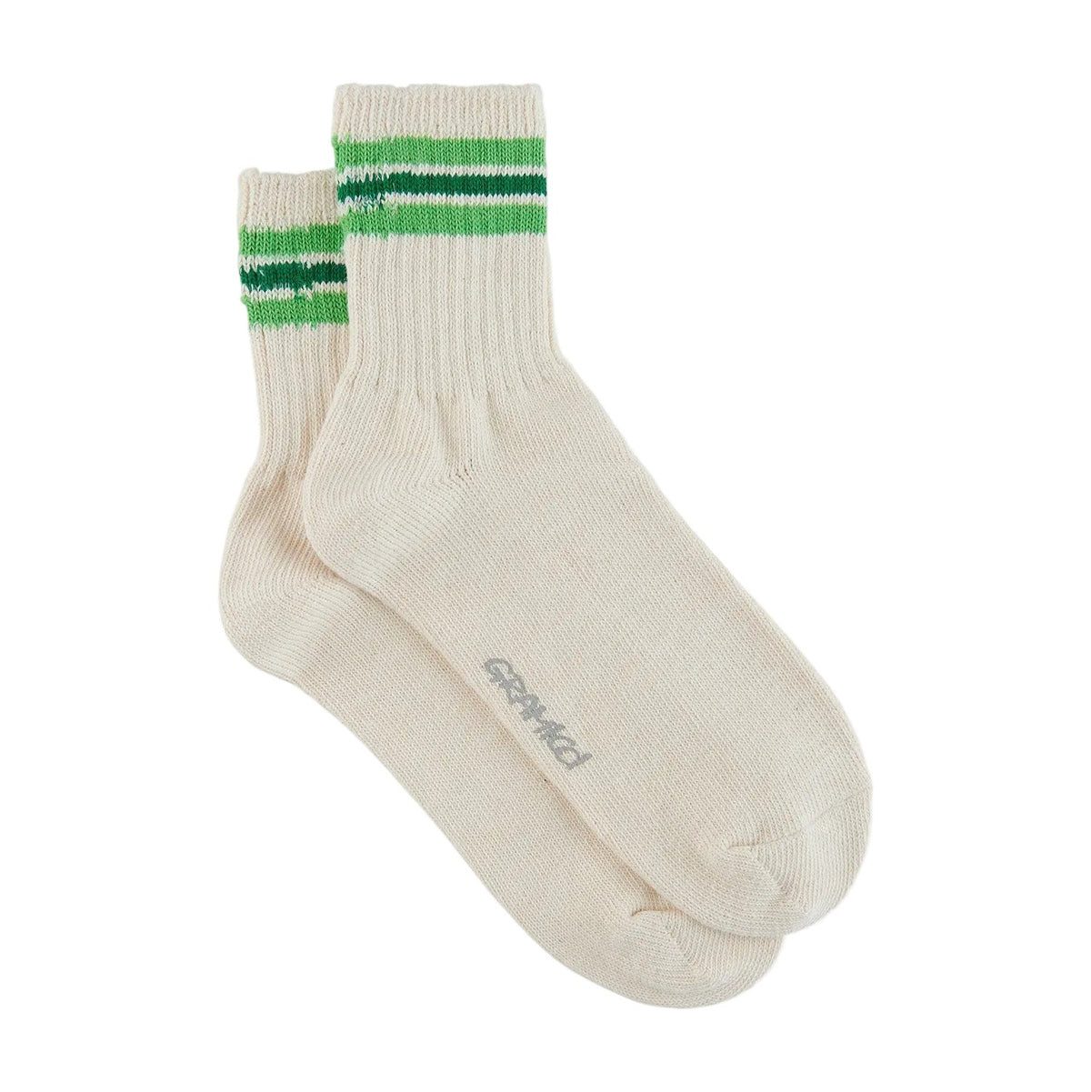 HEMP BLEND STRIPE SOCKS FOREST