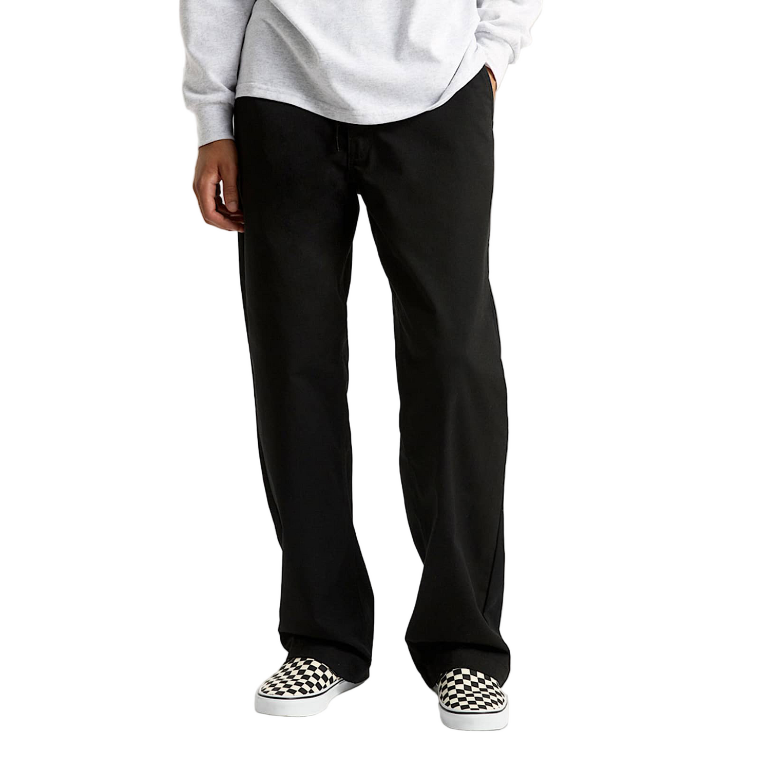 SKATE CHECK-5 LOOSE DENIM PANT BLACK