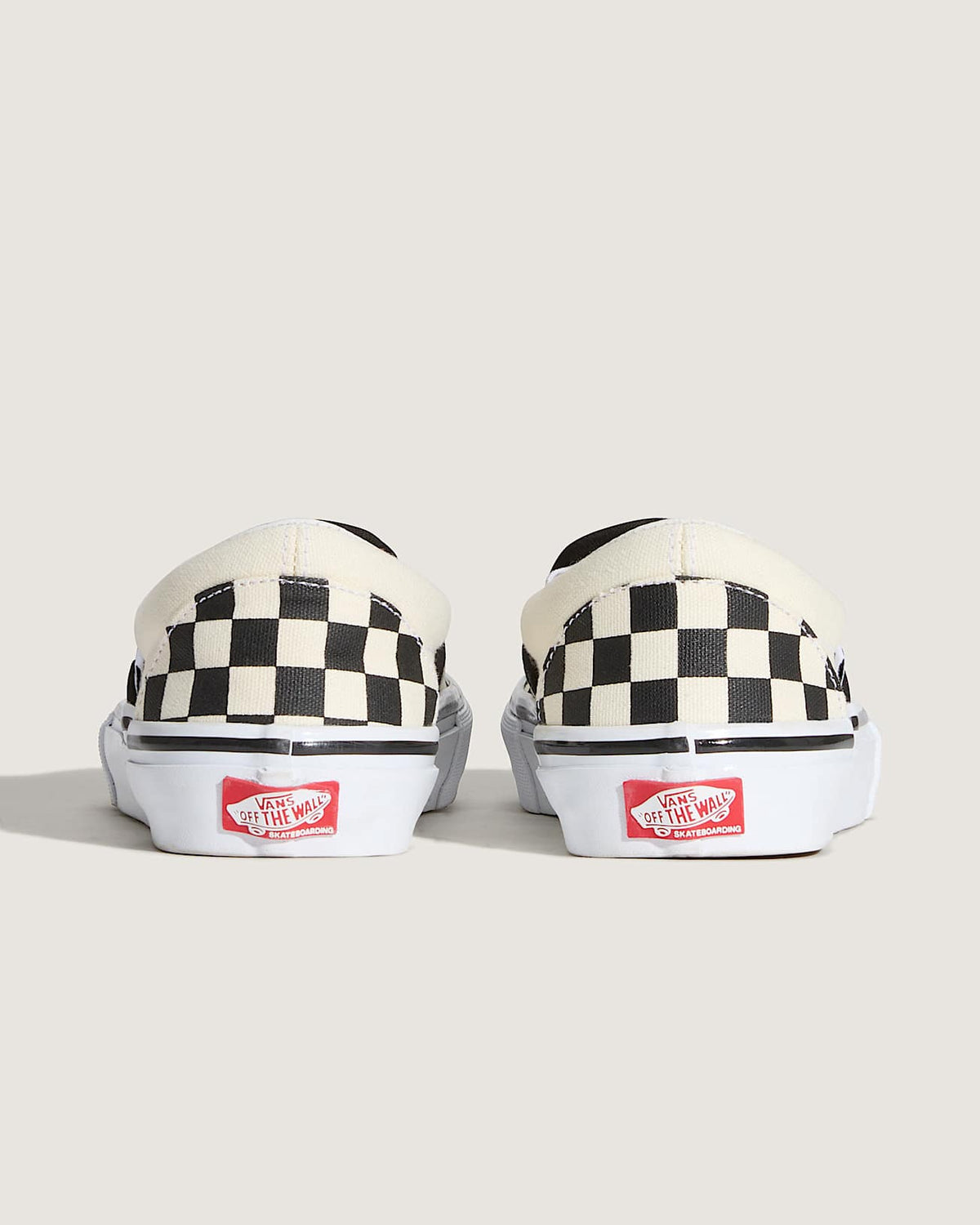 SKATE SLIP-ON CHECKERBOARD BLACK