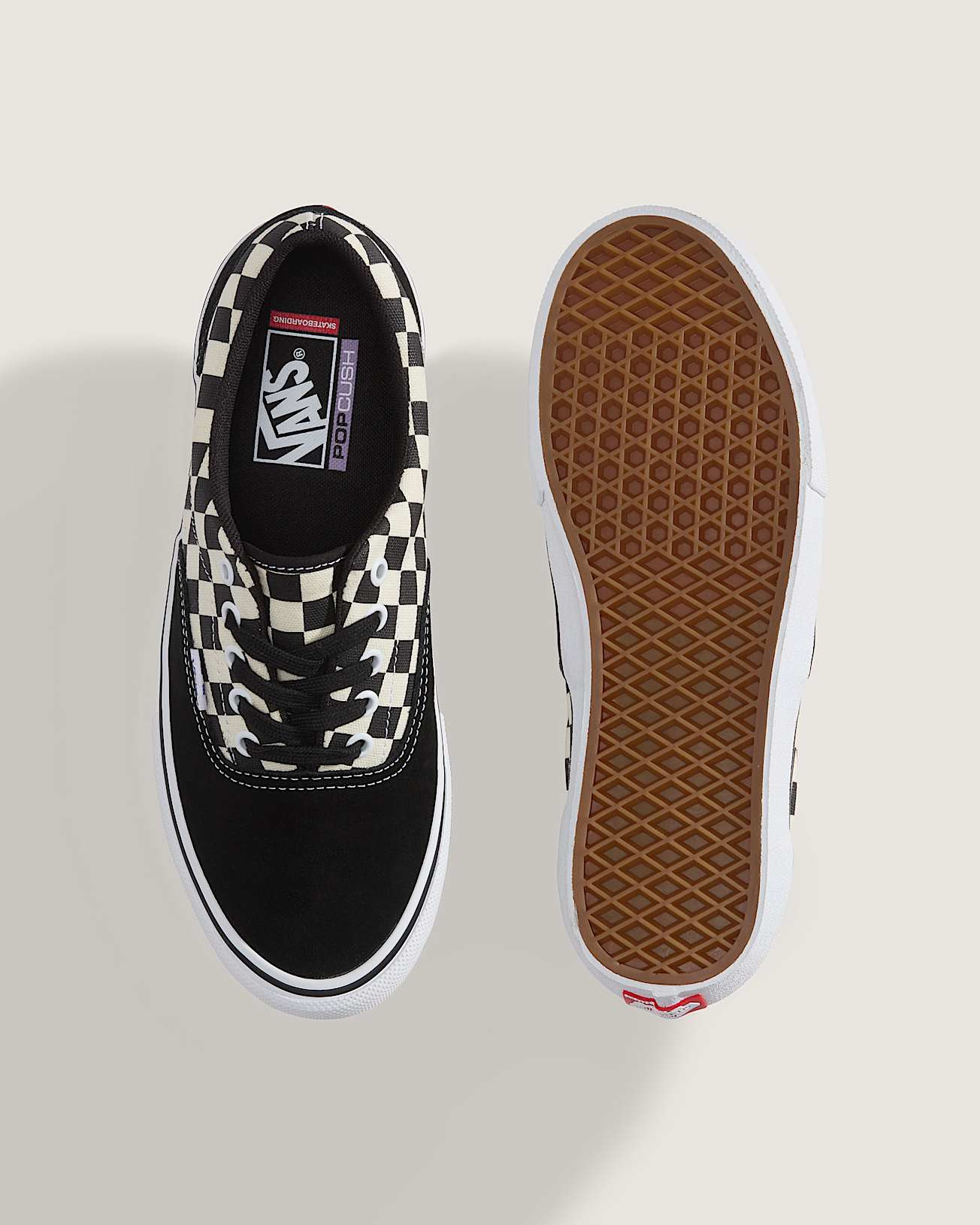 SKATE ERA CHECKERBOARD BLACK / WHITE