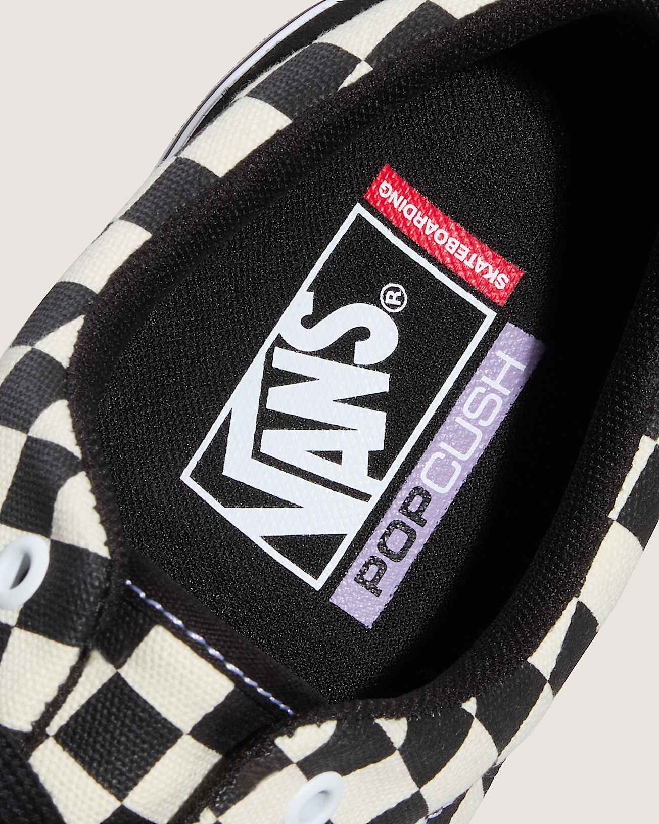 SKATE ERA CHECKERBOARD BLACK / WHITE