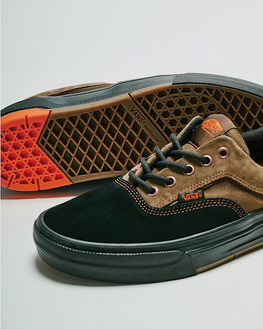 SKATE ERA WAFFLECUP BLACK / BROWN